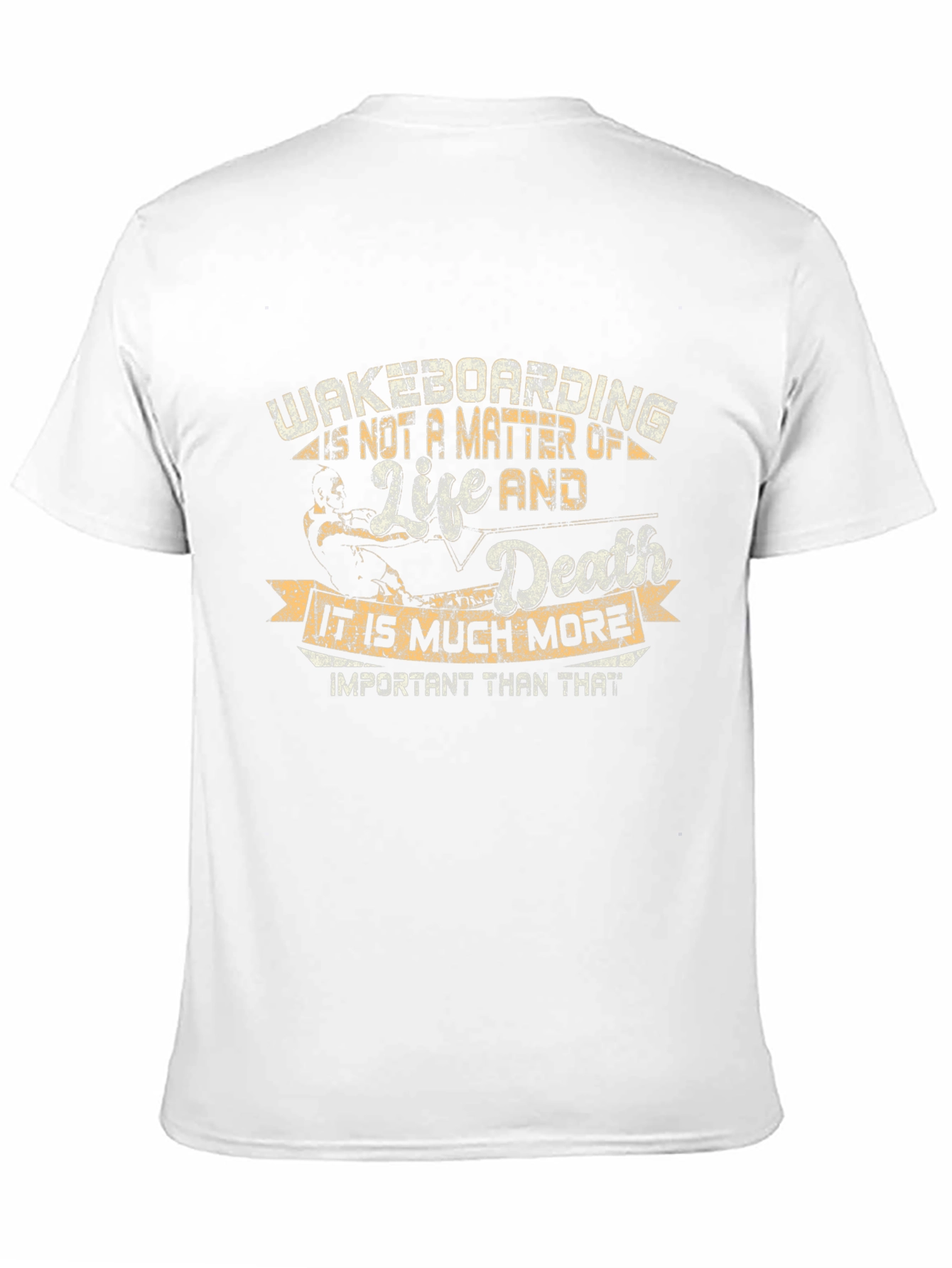 Wakeboarding Life and Death T-Shirt - Black