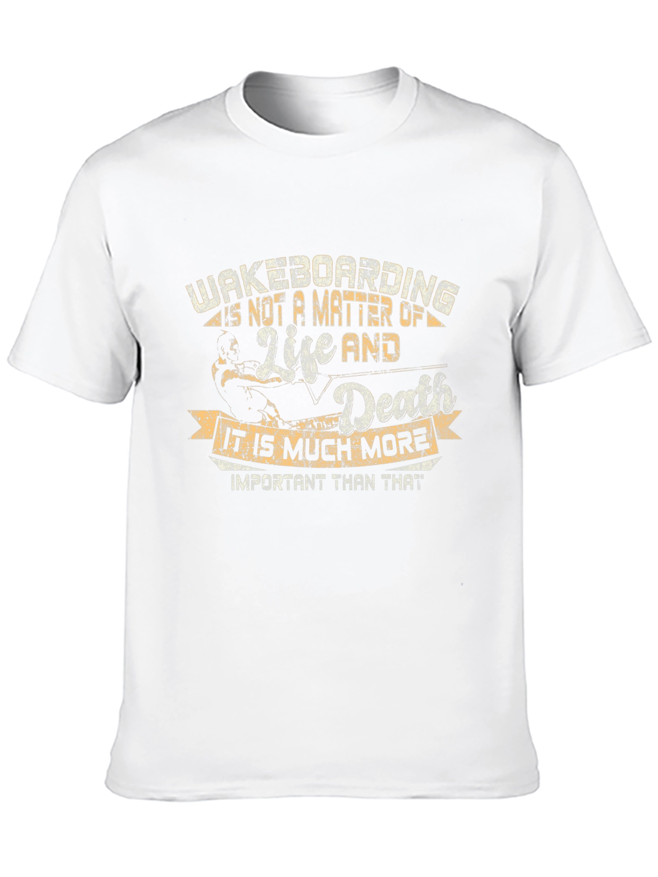 Wakeboarding Life and Death T-Shirt - Black