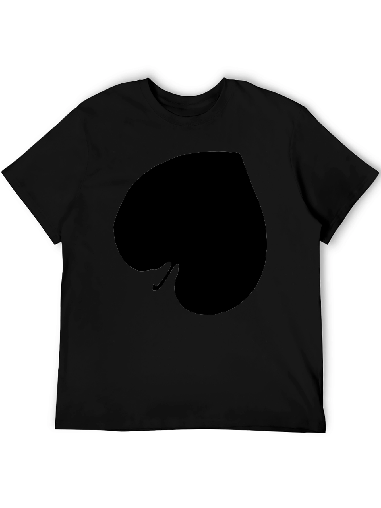 Spade Graphic Black T-Shirt Casual Cotton