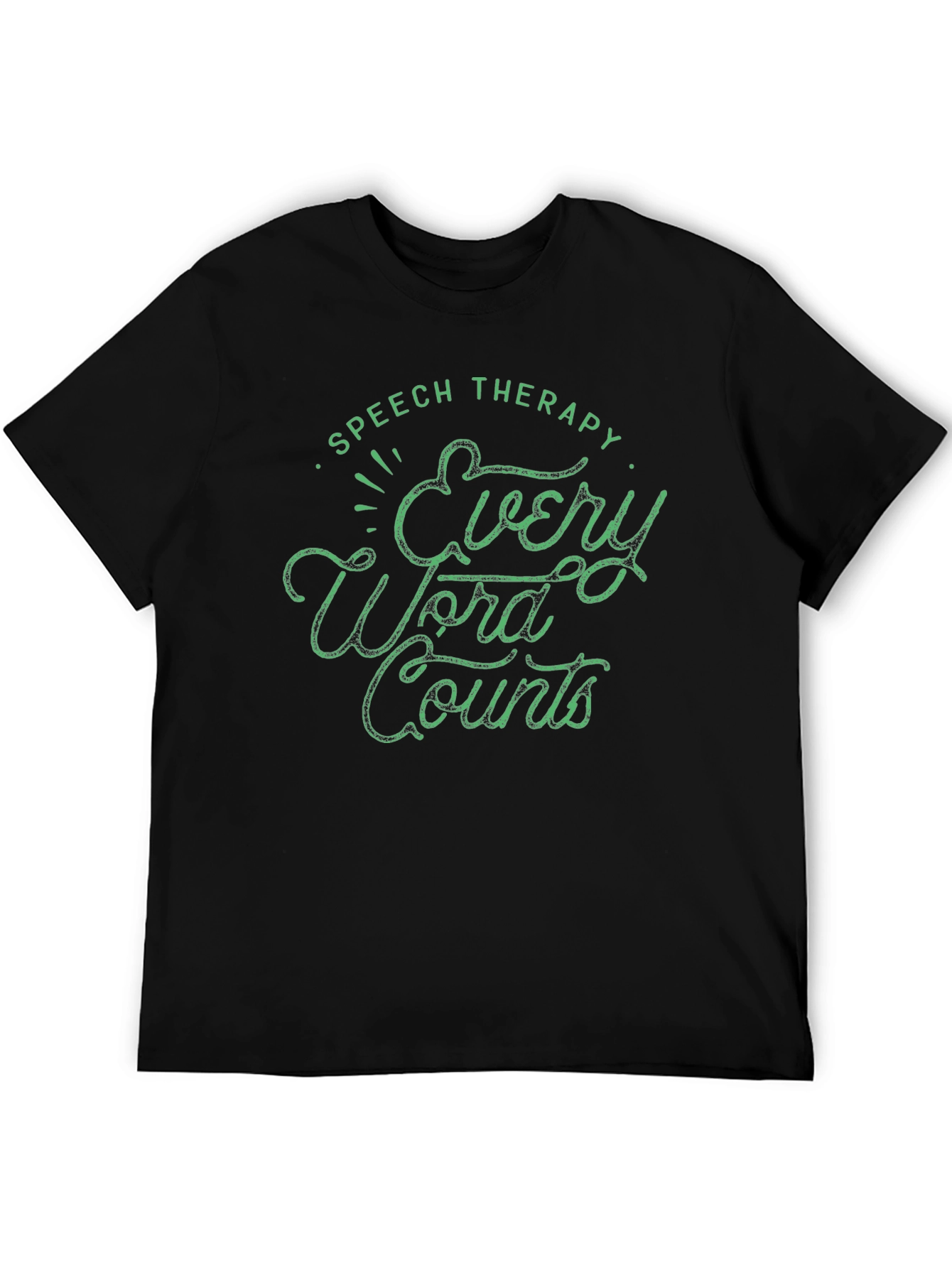 Speech Therapy Every Word Counts Graphic T-Shirt