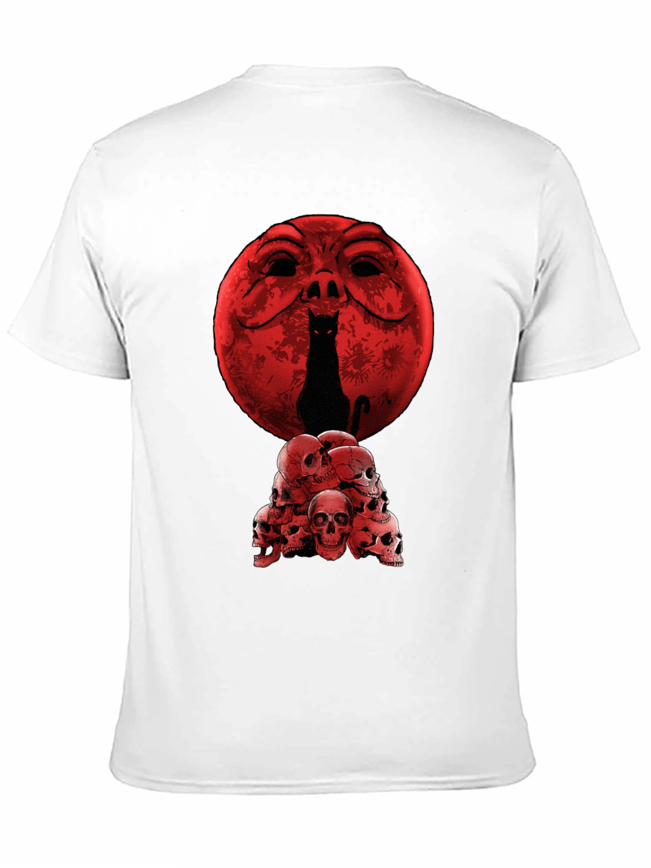 Cat Skull Moon T-Shirt