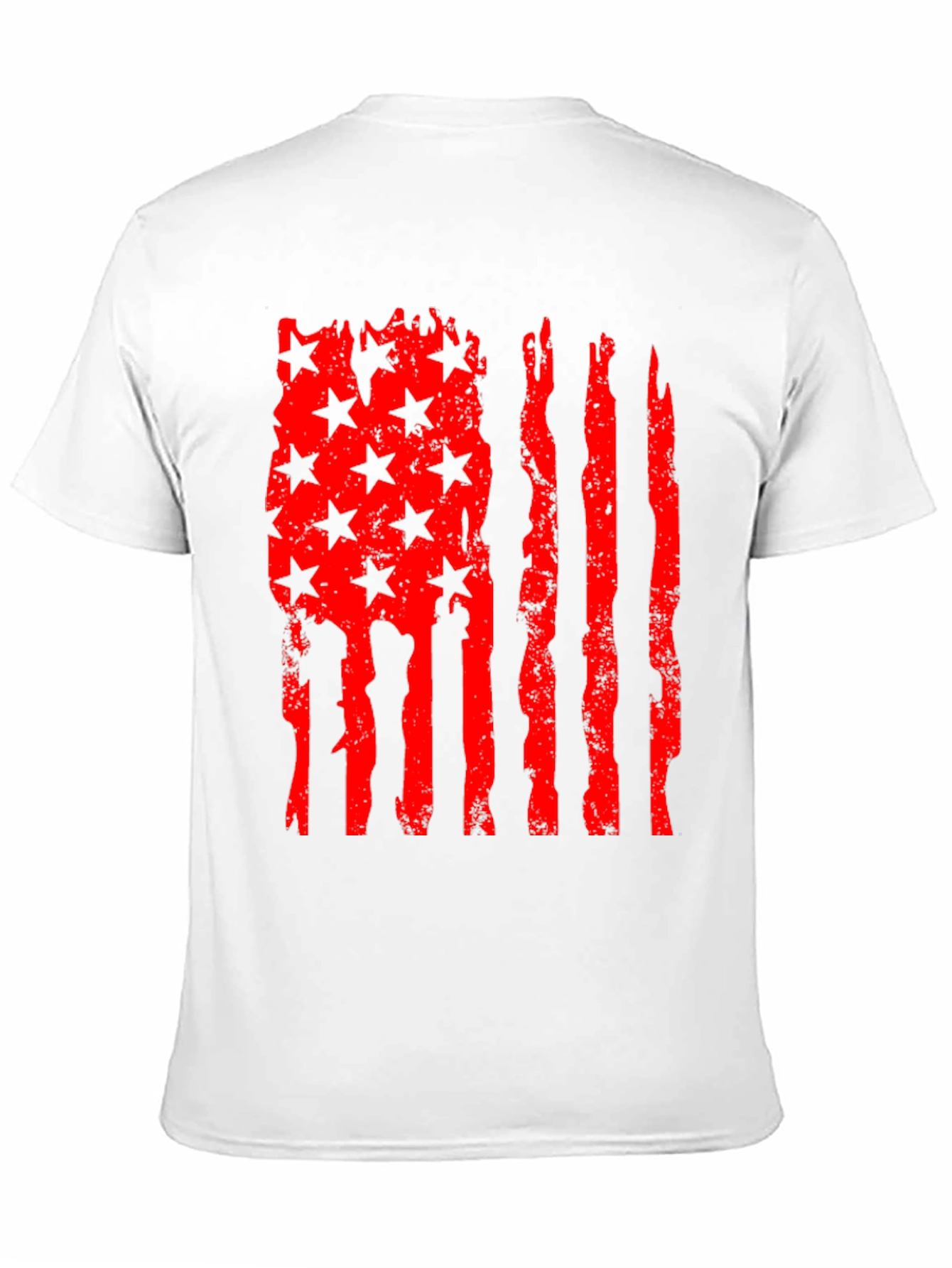 American Flag Distressed Graphic Tee
