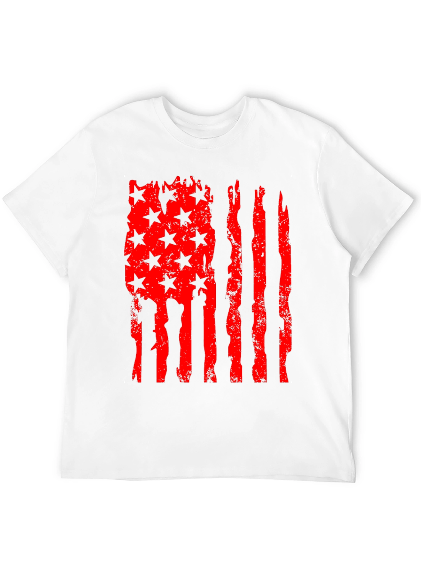 American Flag Distressed Graphic Tee