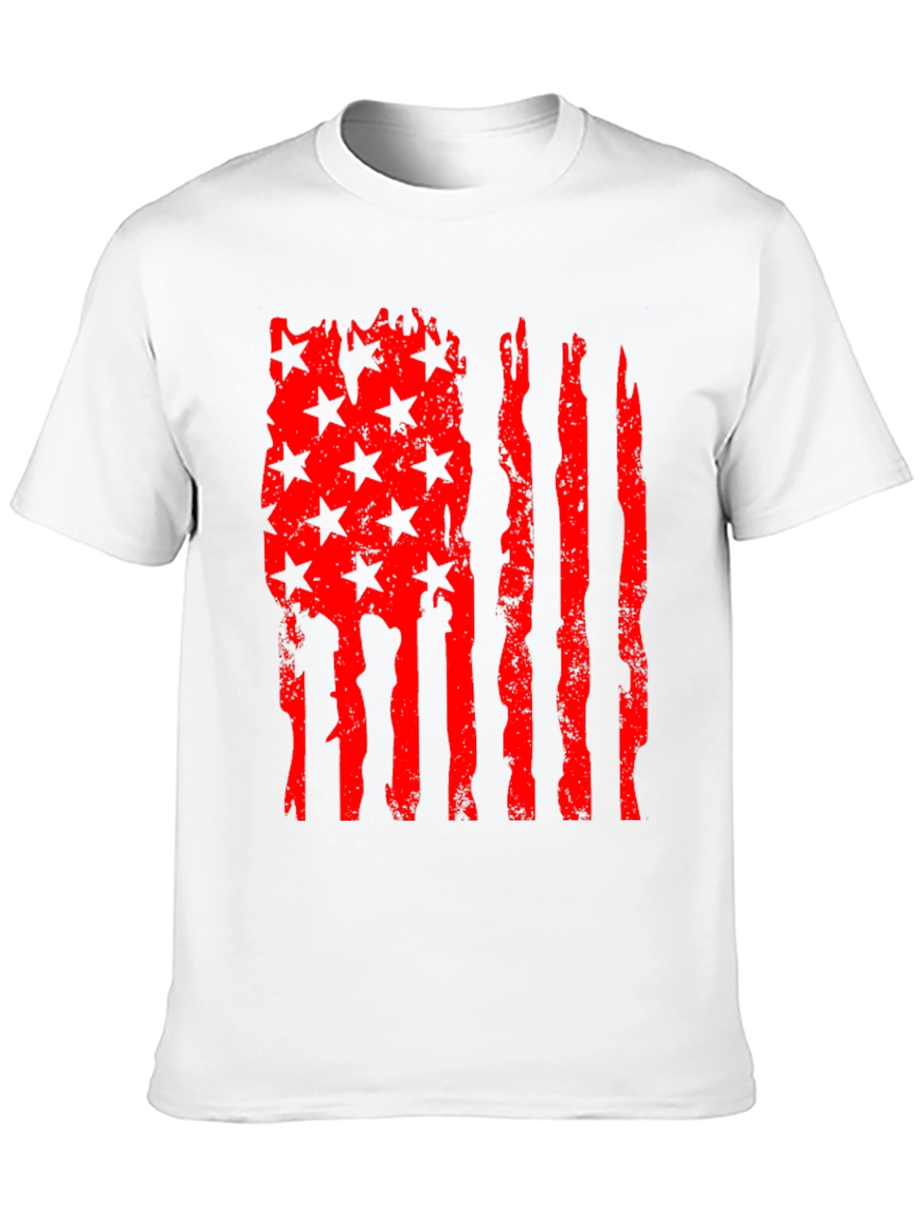 American Flag Distressed Graphic Tee