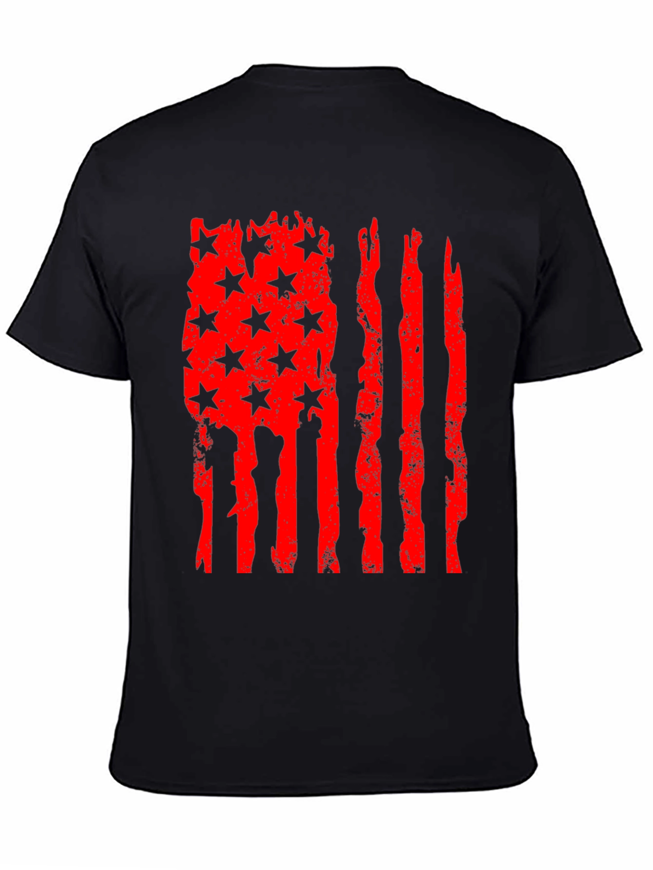 American Flag Distressed Graphic Tee