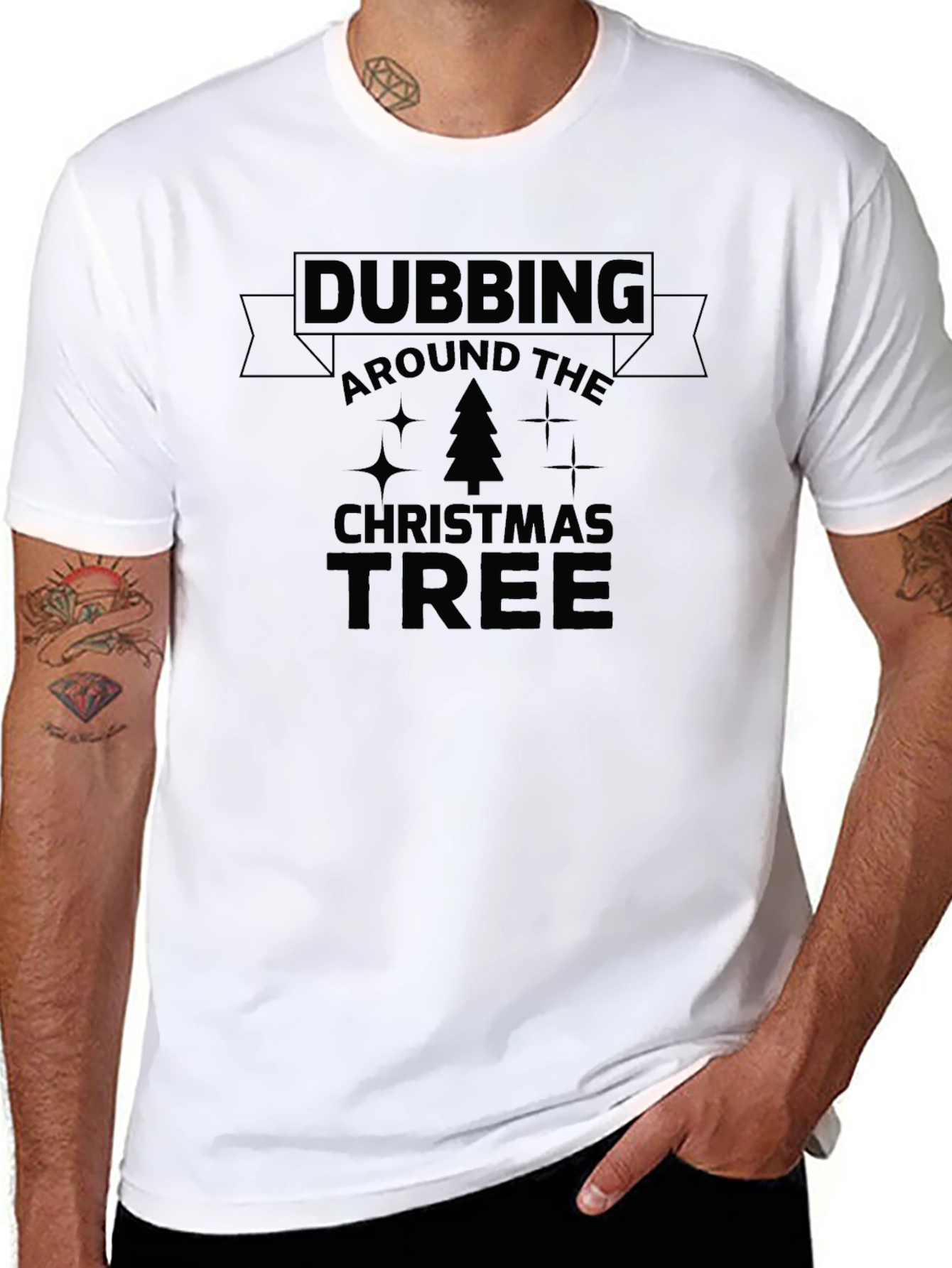 Dubbing Around The Christmas Tree T-Shirt