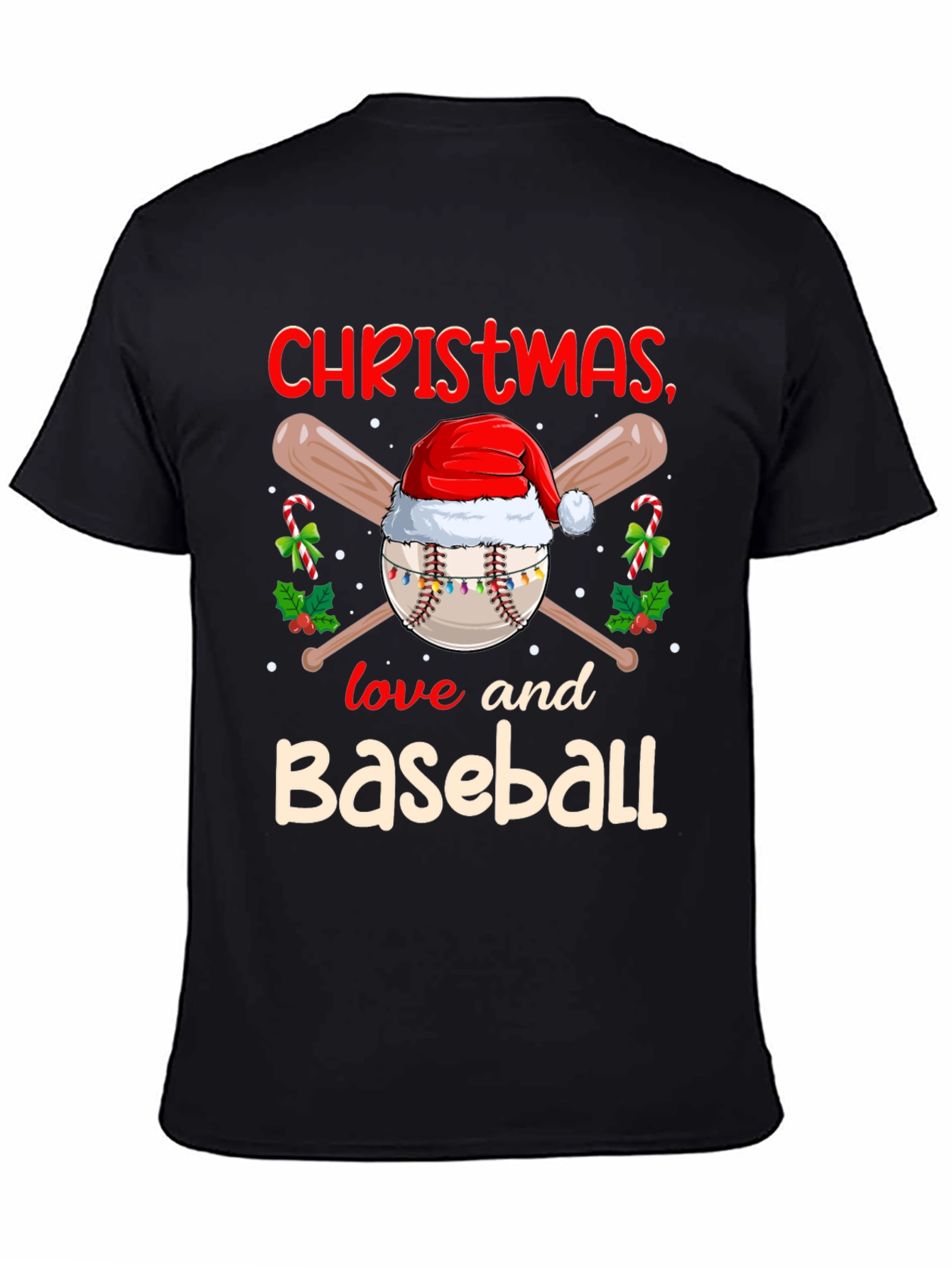 Christmas Baseball T-Shirt
