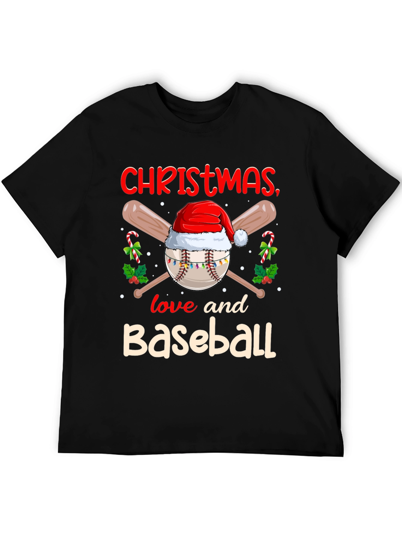 Christmas Baseball T-Shirt