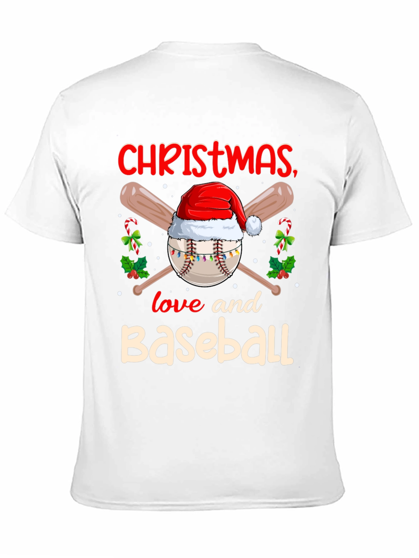 Christmas Baseball T-Shirt