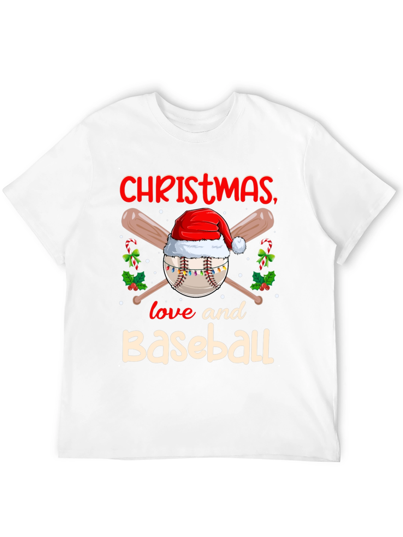 Christmas Baseball T-Shirt