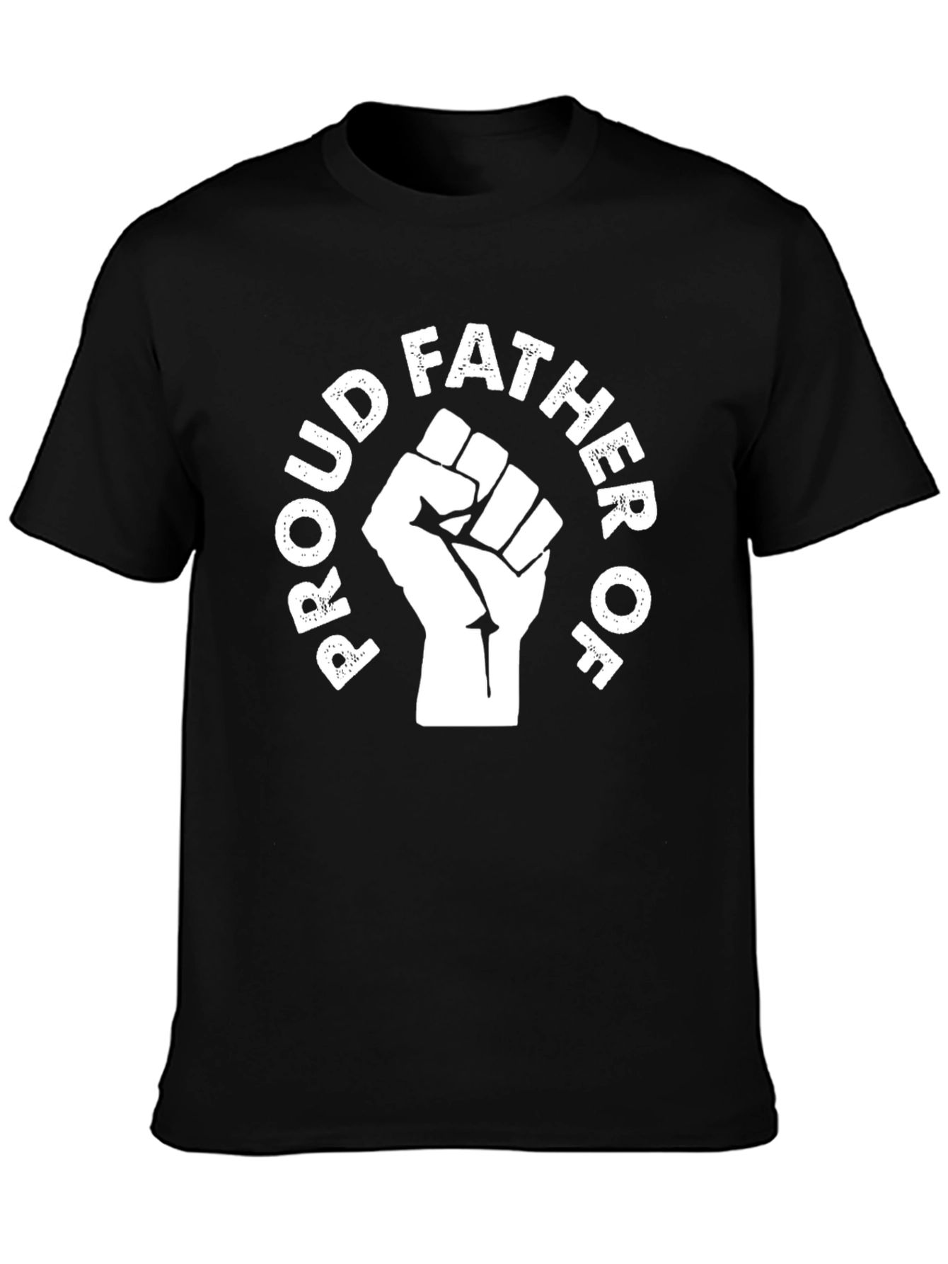 Proud Father Fist Graphic T-Shirt
