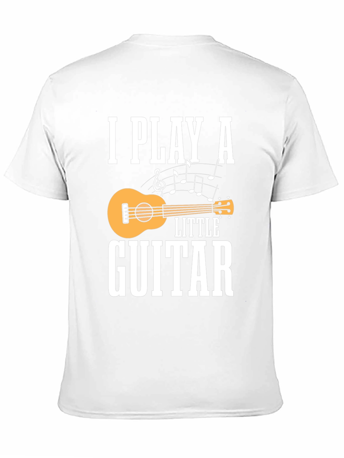 I Play a Little Guitar Graphic Tee