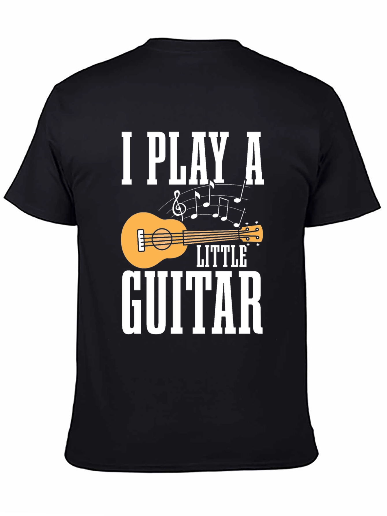 I Play a Little Guitar Graphic Tee