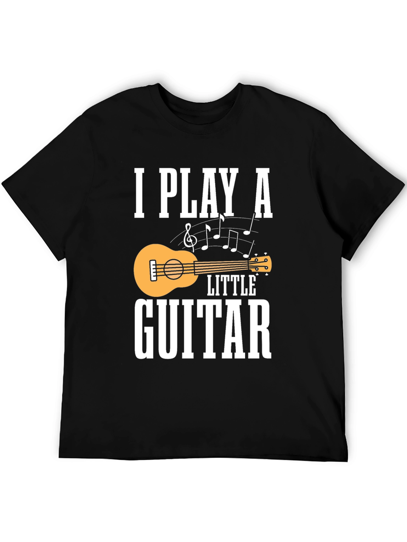 I Play a Little Guitar Graphic Tee