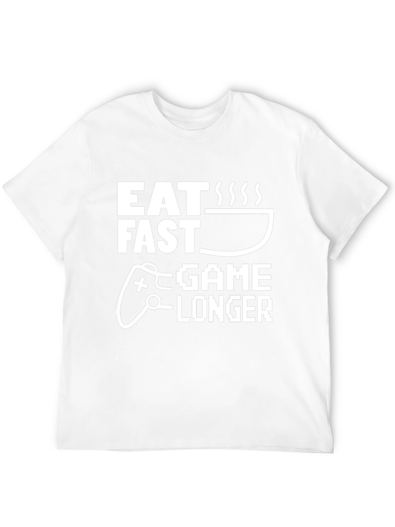 Eat Fast Game Longer Black T-Shirt