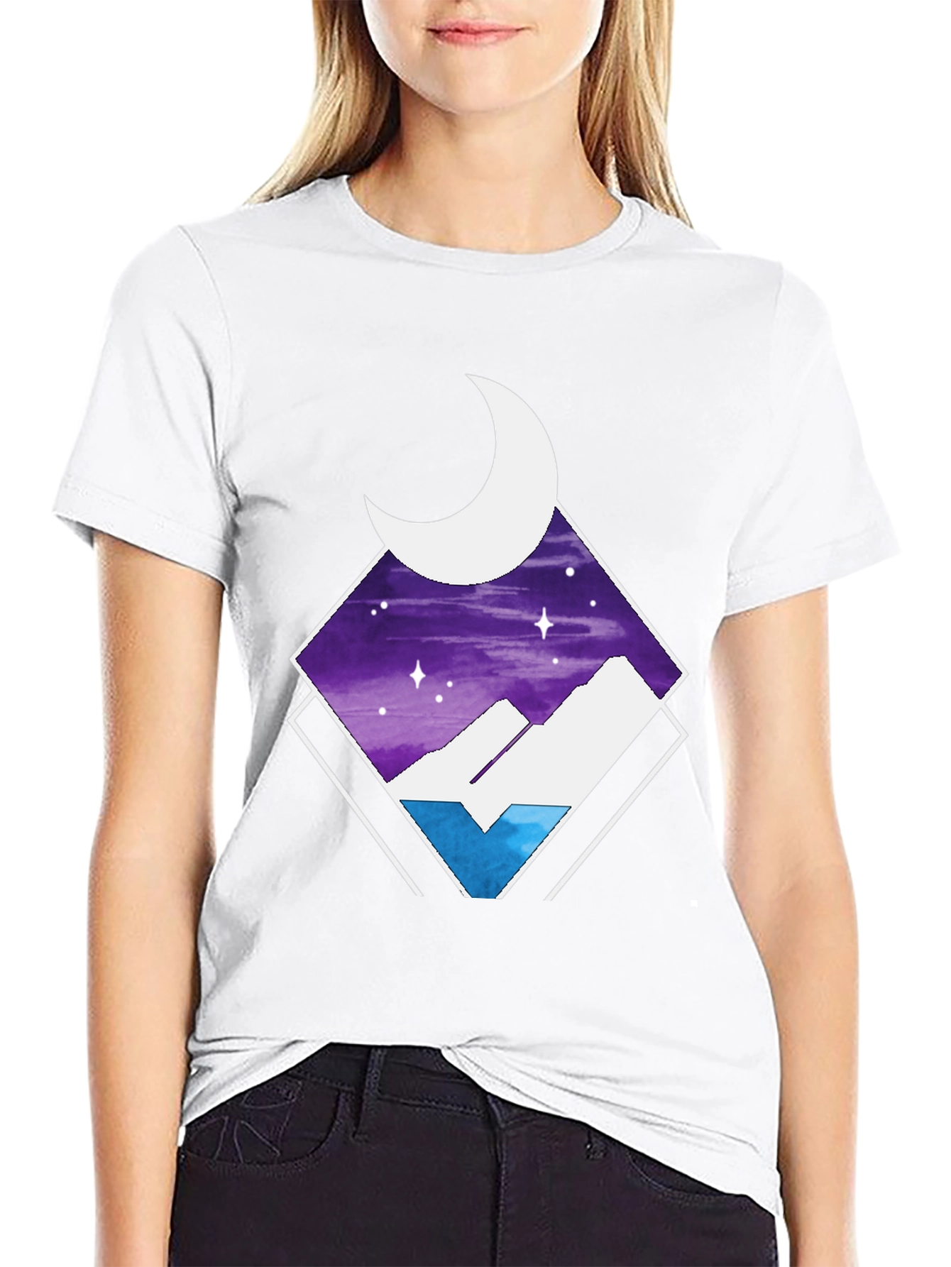 Night Sky Mountain T-Shirt