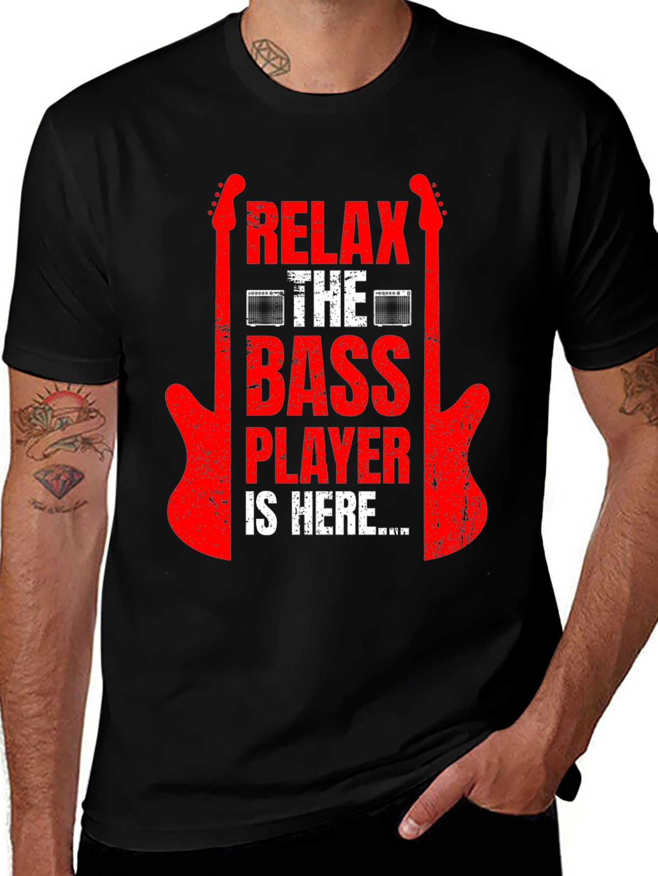 Relax The Bass Player Is Here T-Shirt