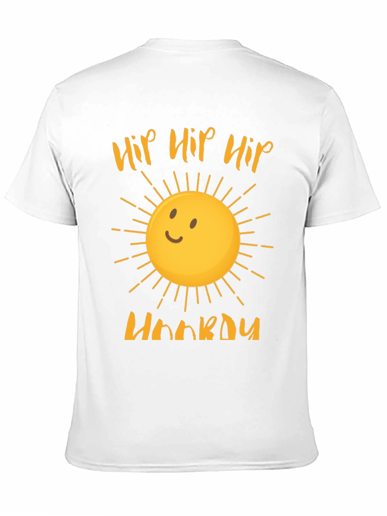 Hip Hip Hooray Sun Graphic Tee - Black