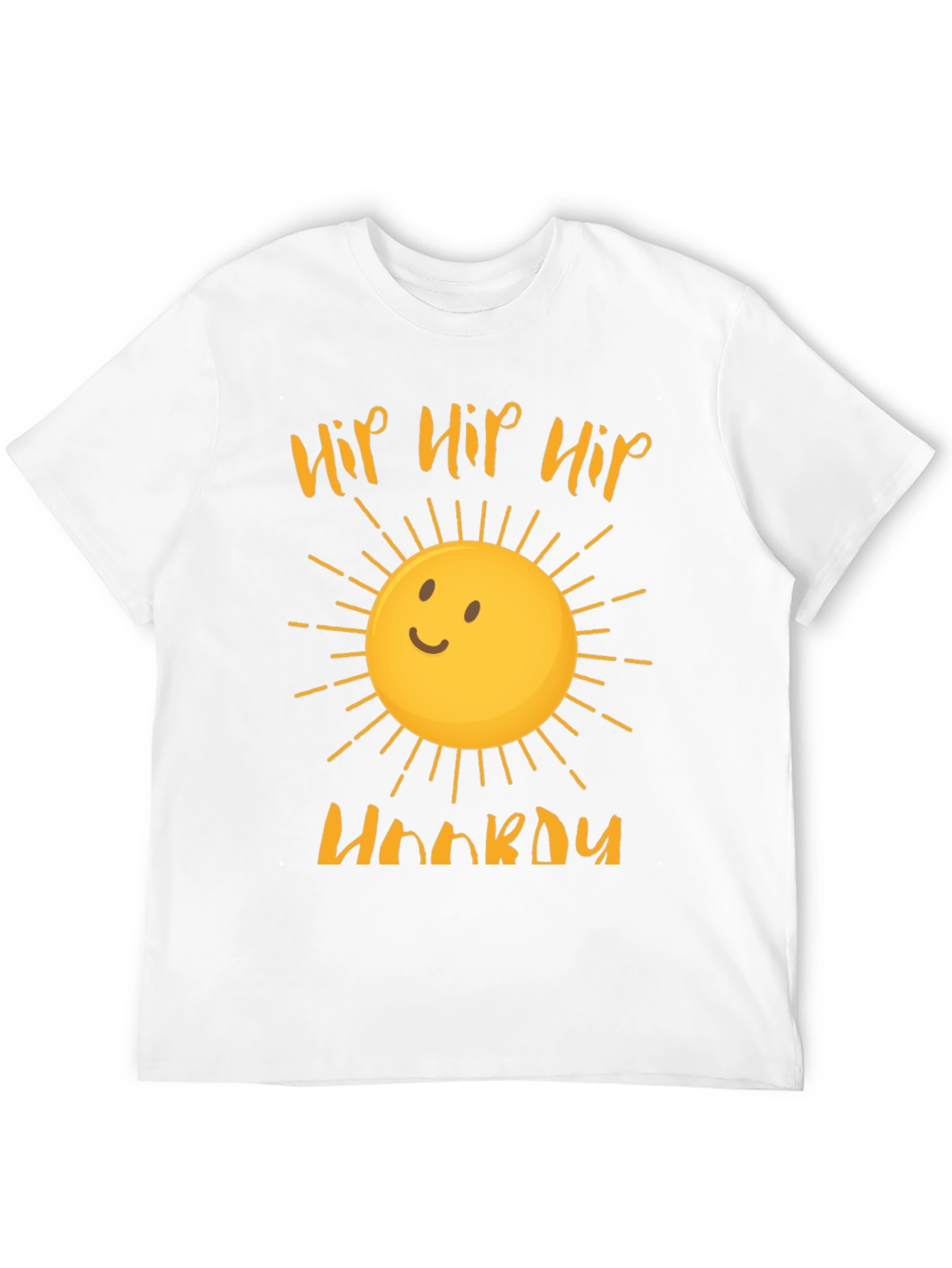 Hip Hip Hooray Sun Graphic Tee - Black