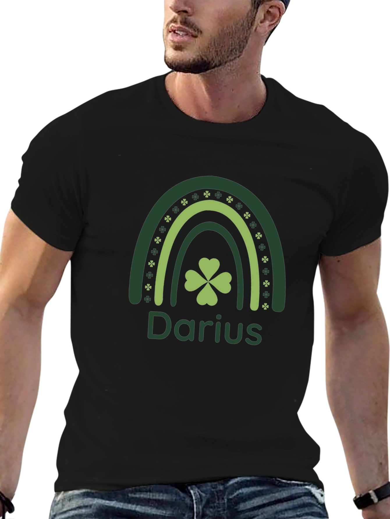 Personalized St. Patricks Day Rainbow T-Shirt