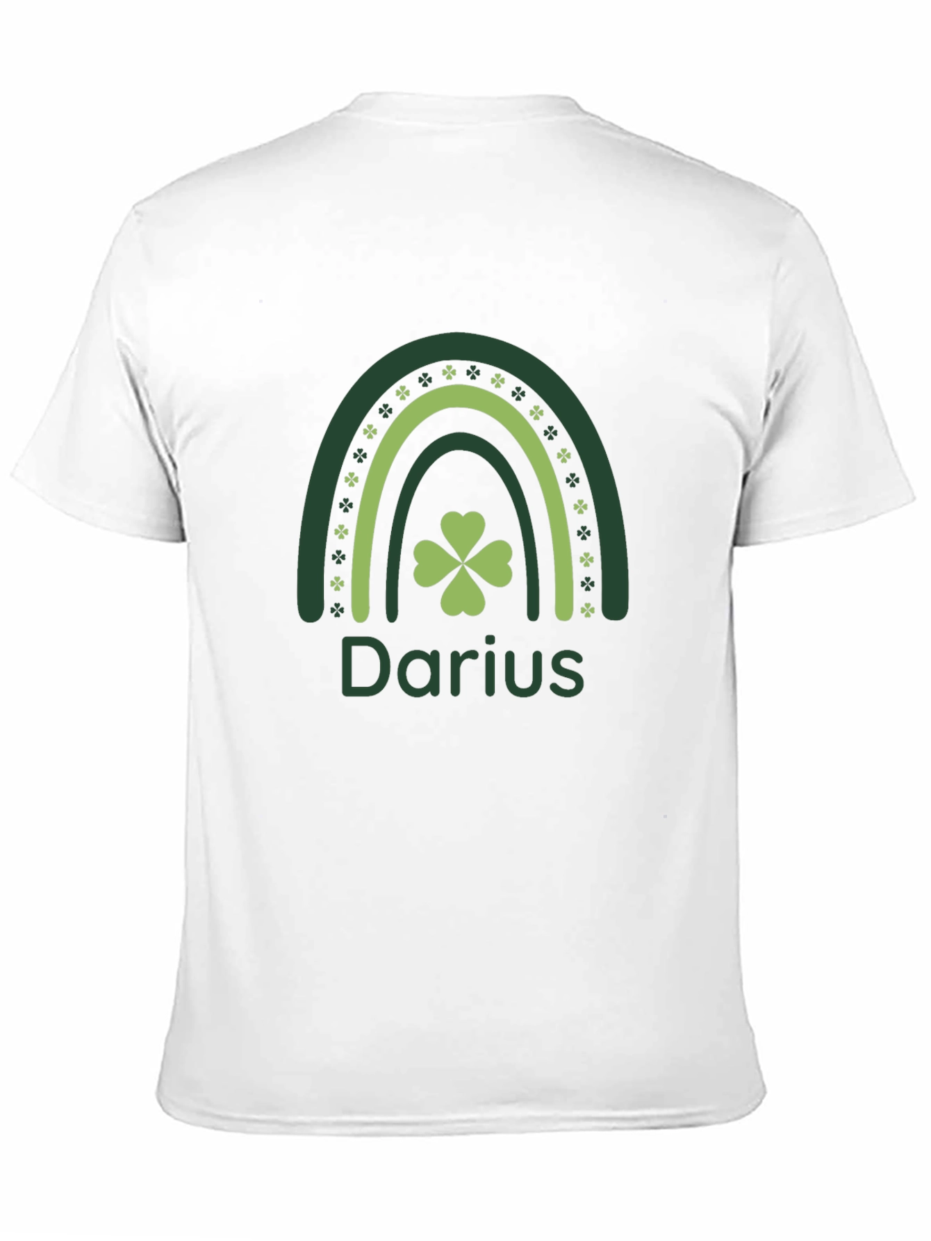 Personalized St. Patricks Day Rainbow T-Shirt
