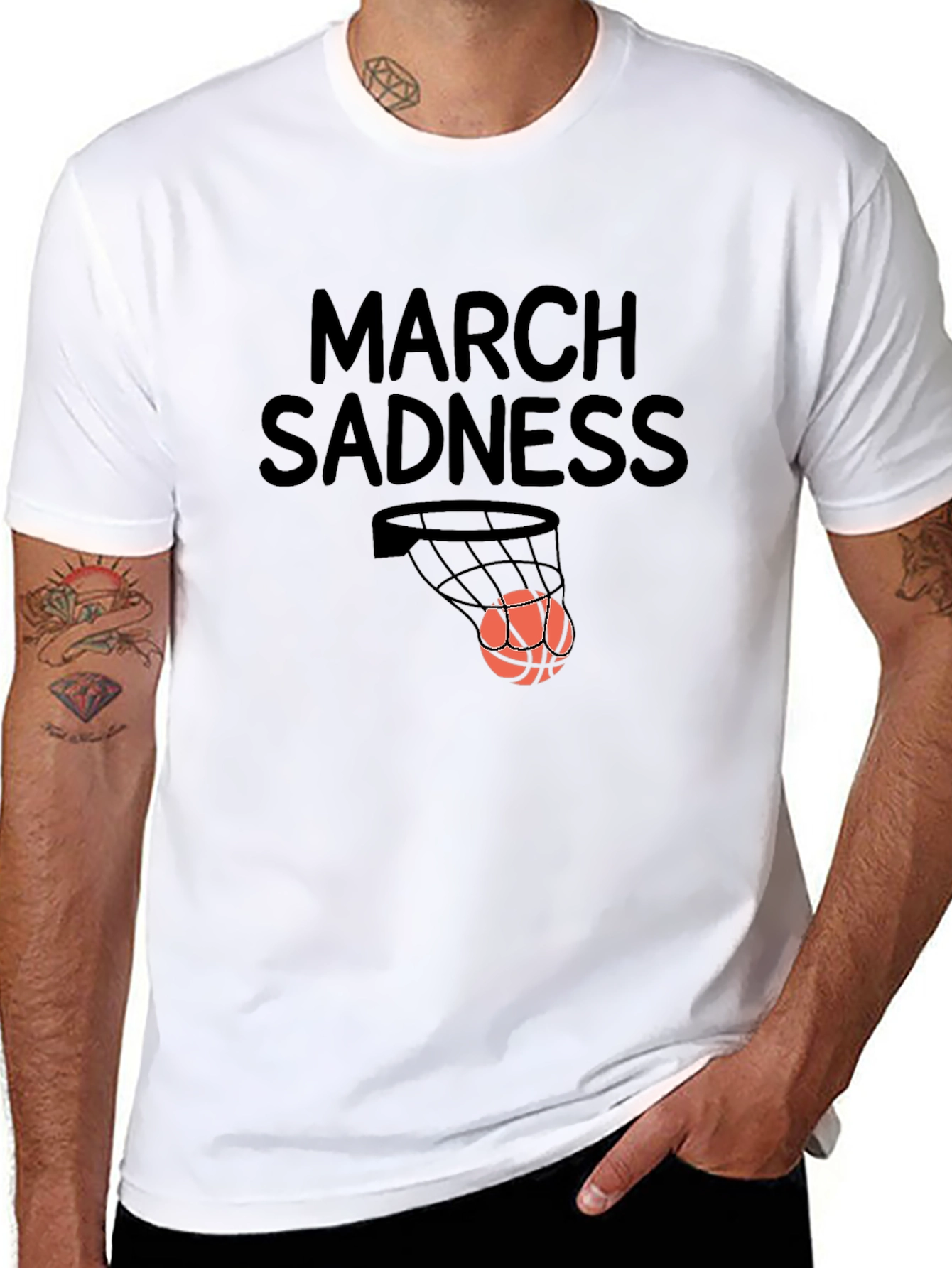 March Madness Basketball Graphic T-Shirt