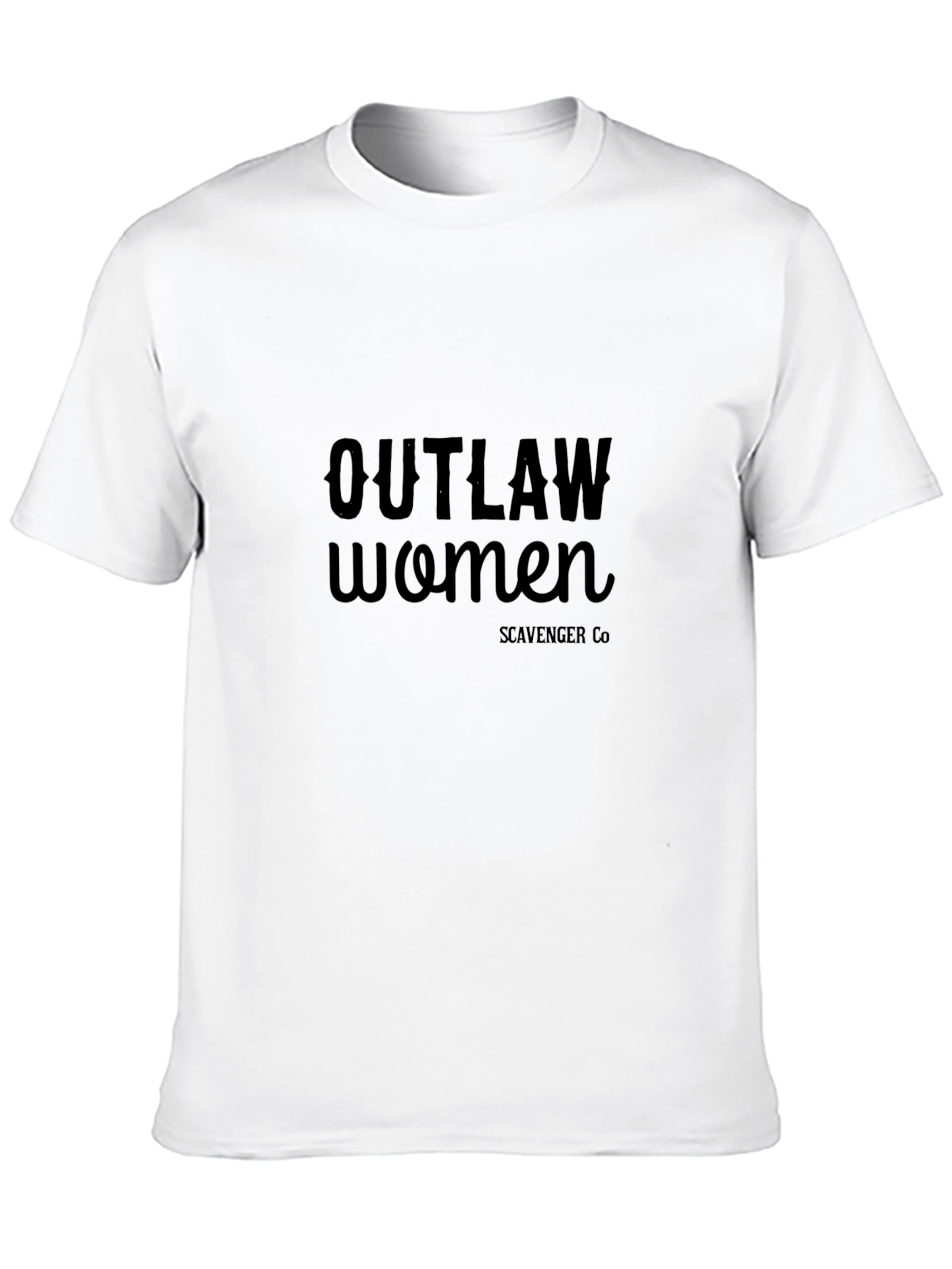Outlaw Women Black Graphic Tee