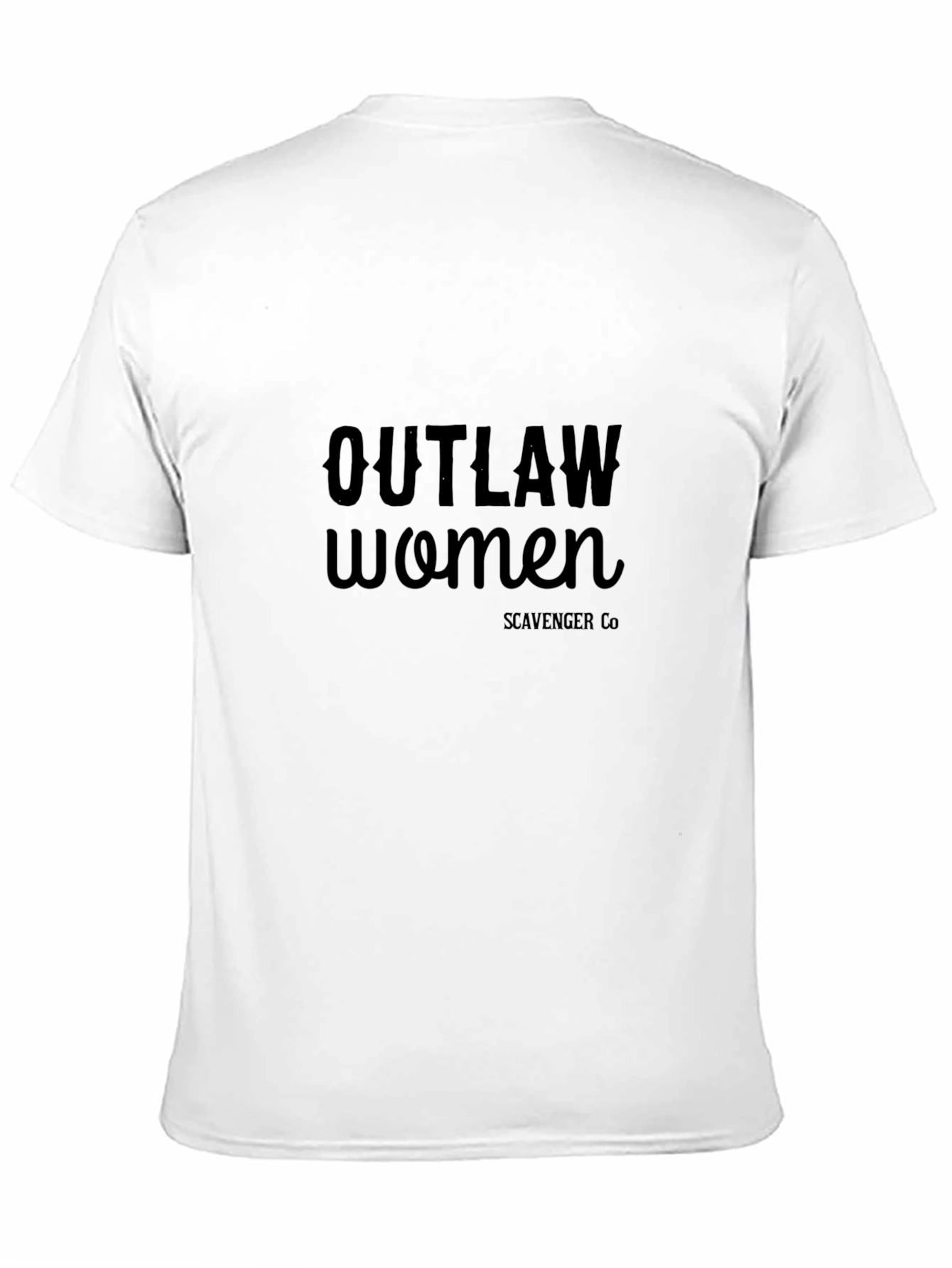 Outlaw Women Black Graphic Tee