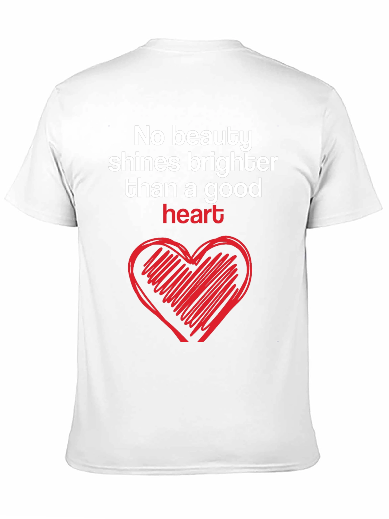 Good Heart Graphic Tee - Inspirational Black T-Shirt