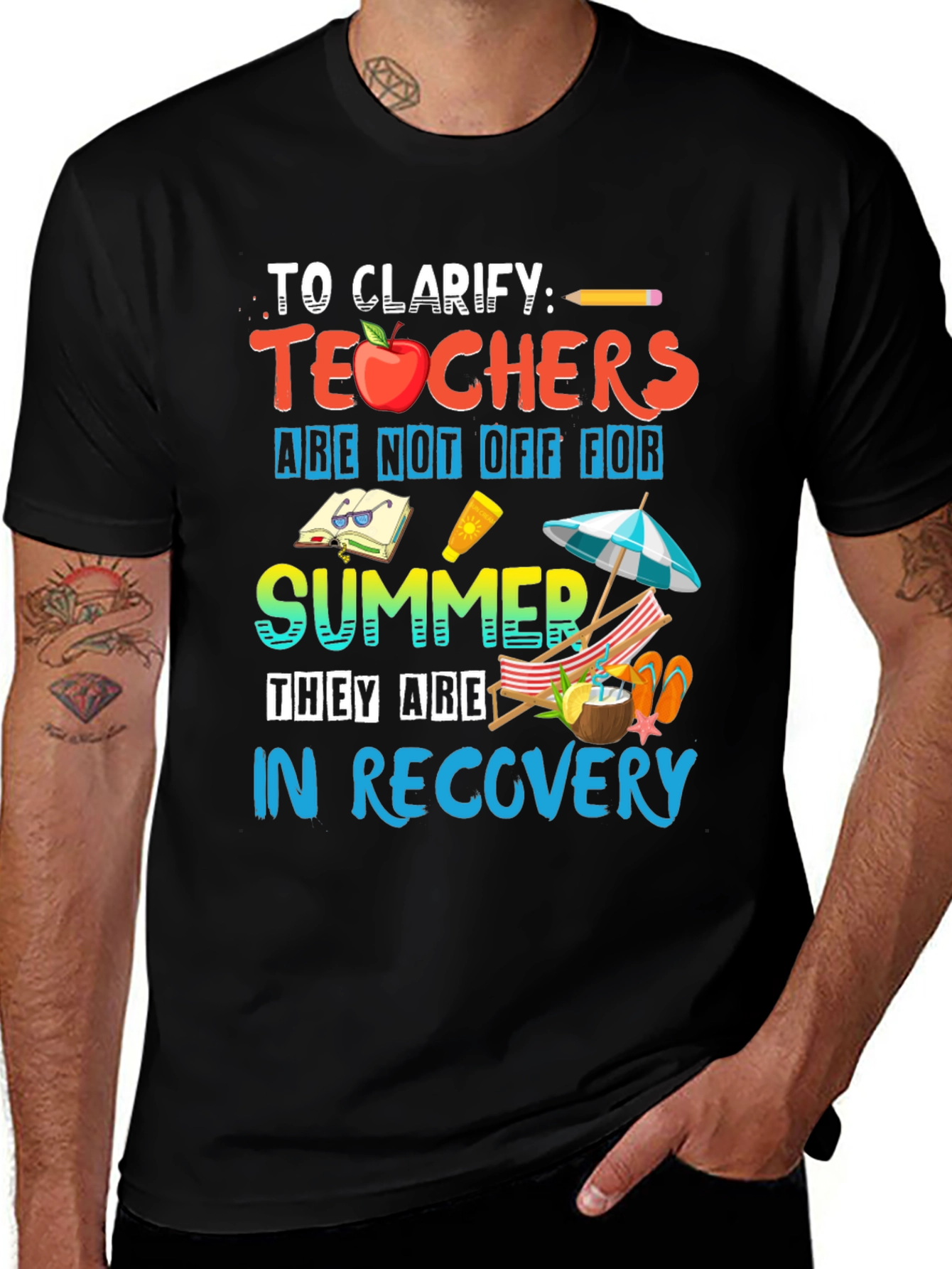 Teacher Summer Recovery T-Shirt