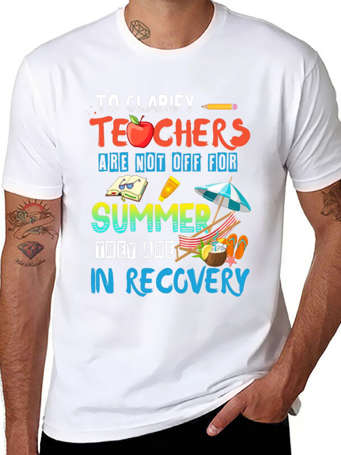 Teacher Summer Recovery T-Shirt