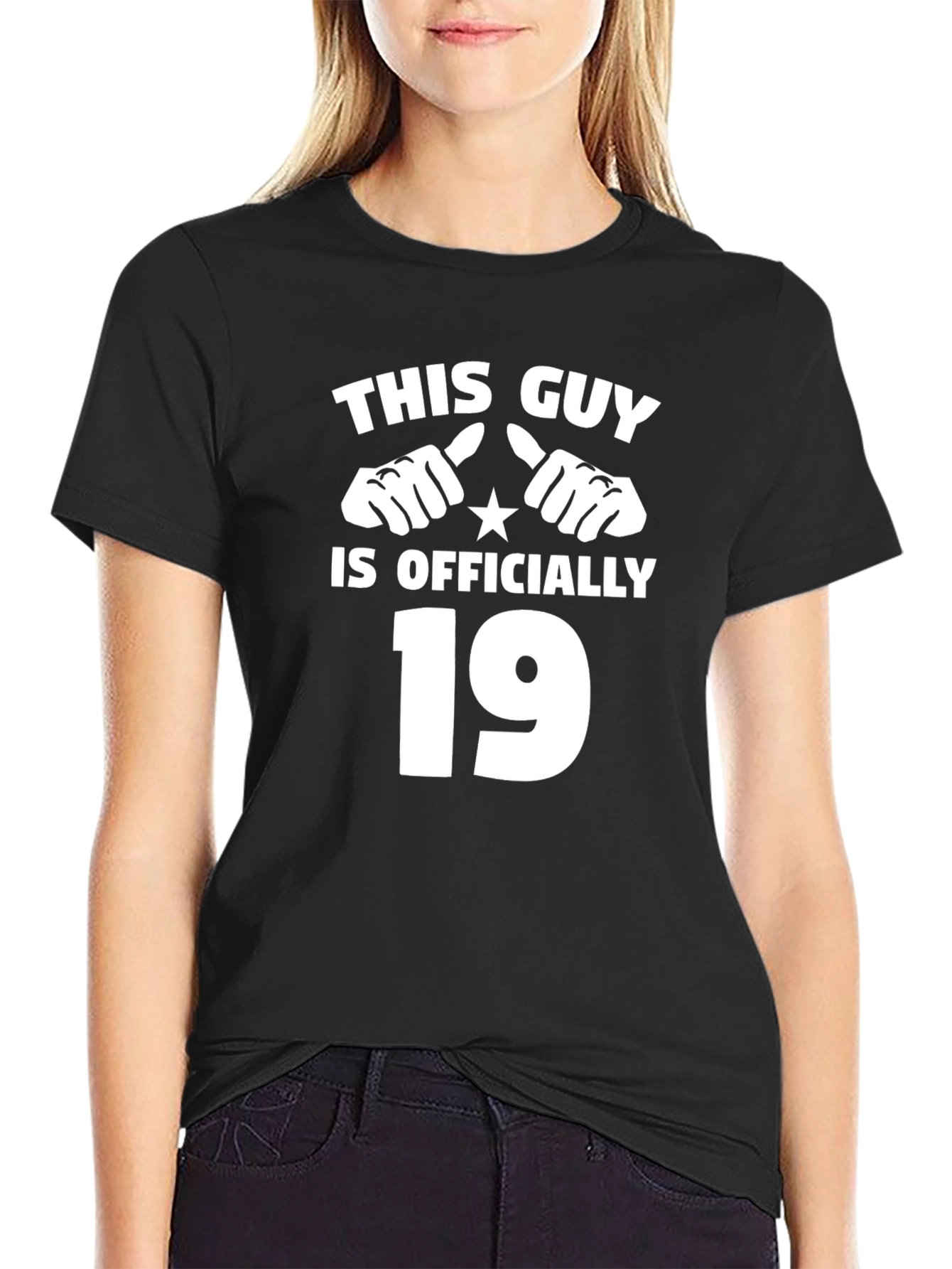 Officially 19 Novelty Graphic Tee