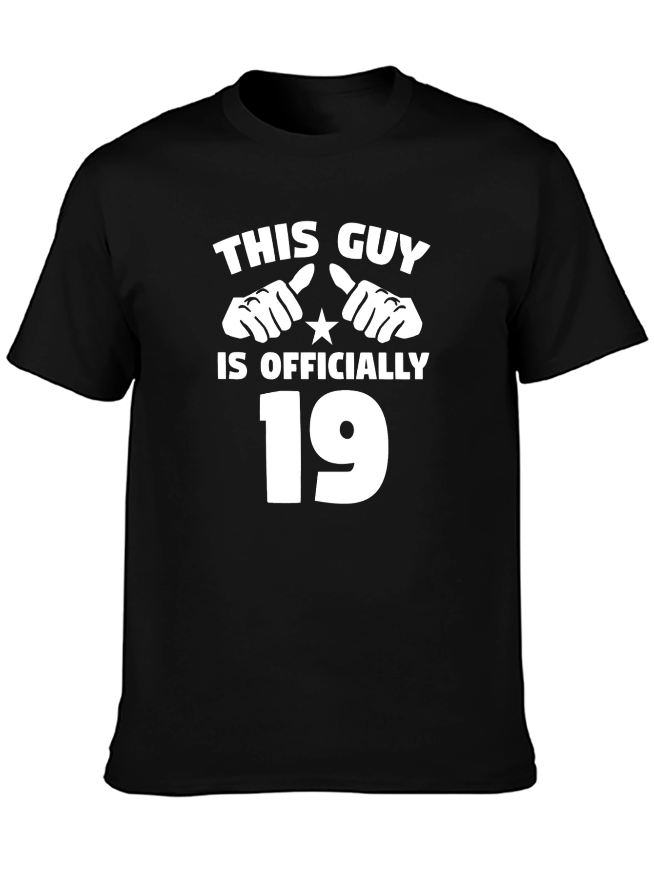 Officially 19 Novelty Graphic Tee