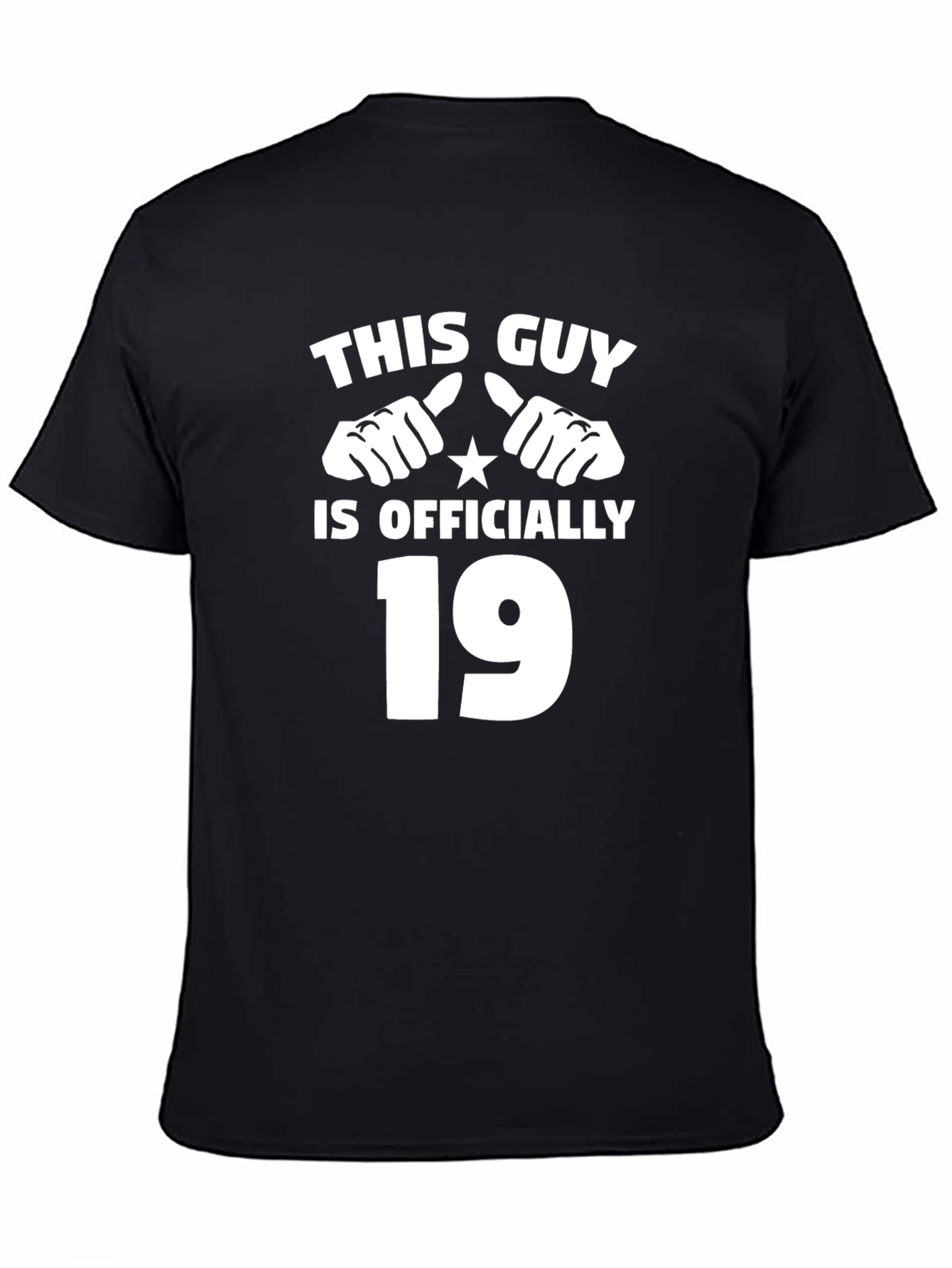 Officially 19 Novelty Graphic Tee