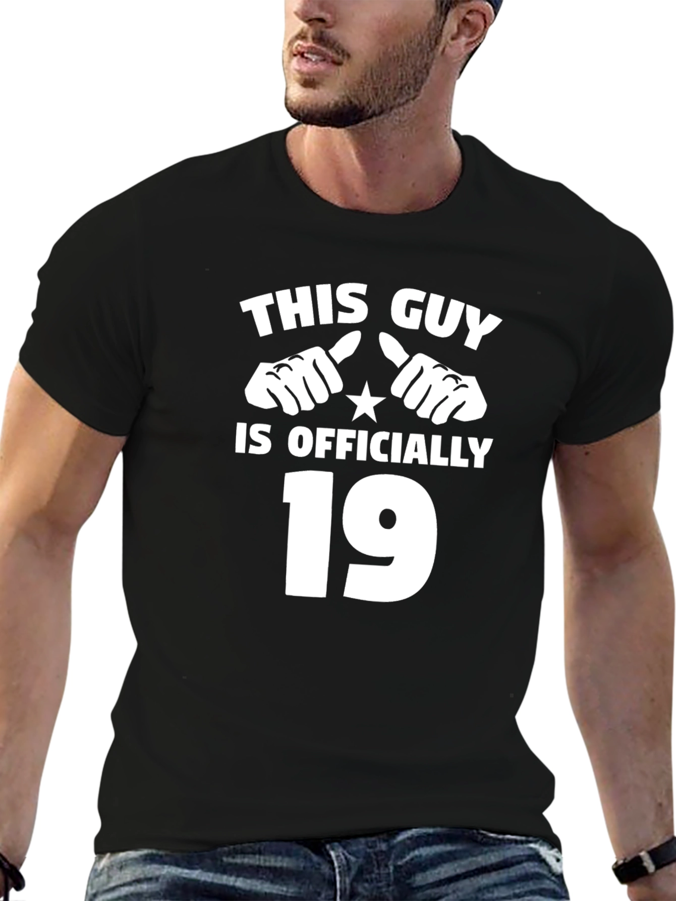 Officially 19 Novelty Graphic Tee