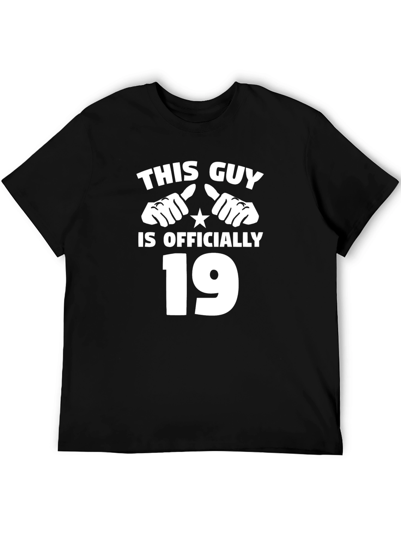 Officially 19 Novelty Graphic Tee