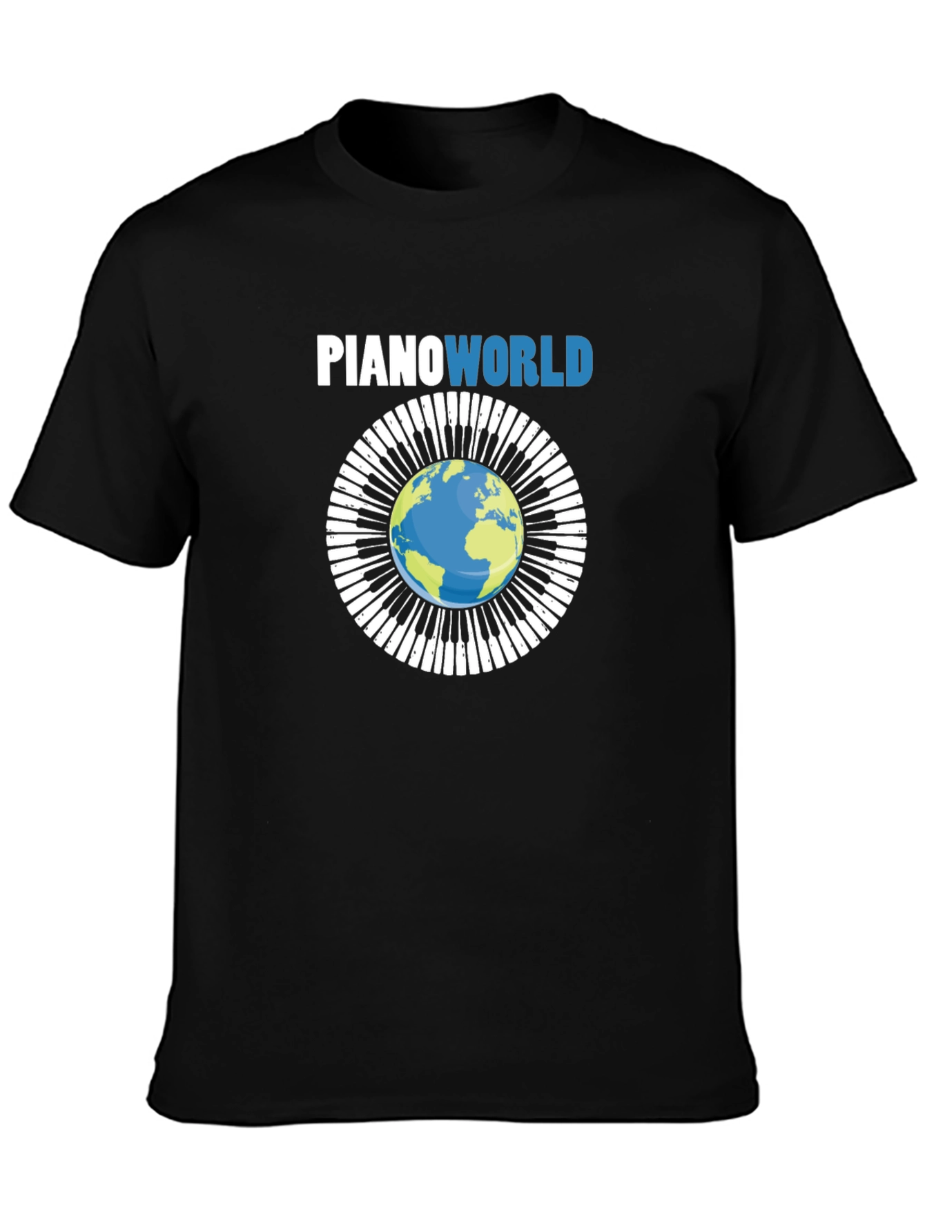 Piano World T-Shirt - Music Lover Tee