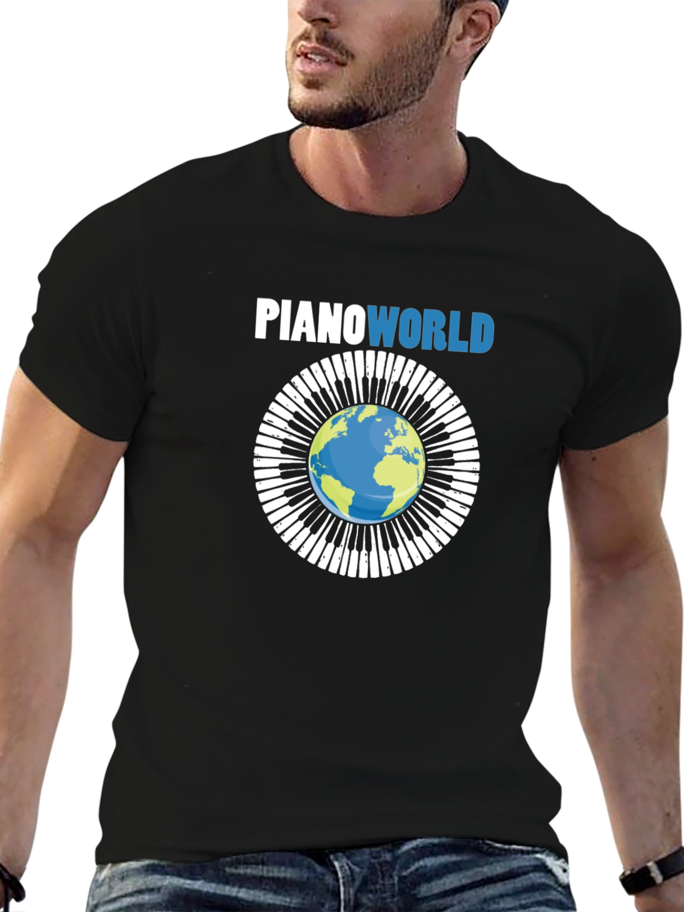 Piano World T-Shirt - Music Lover Tee