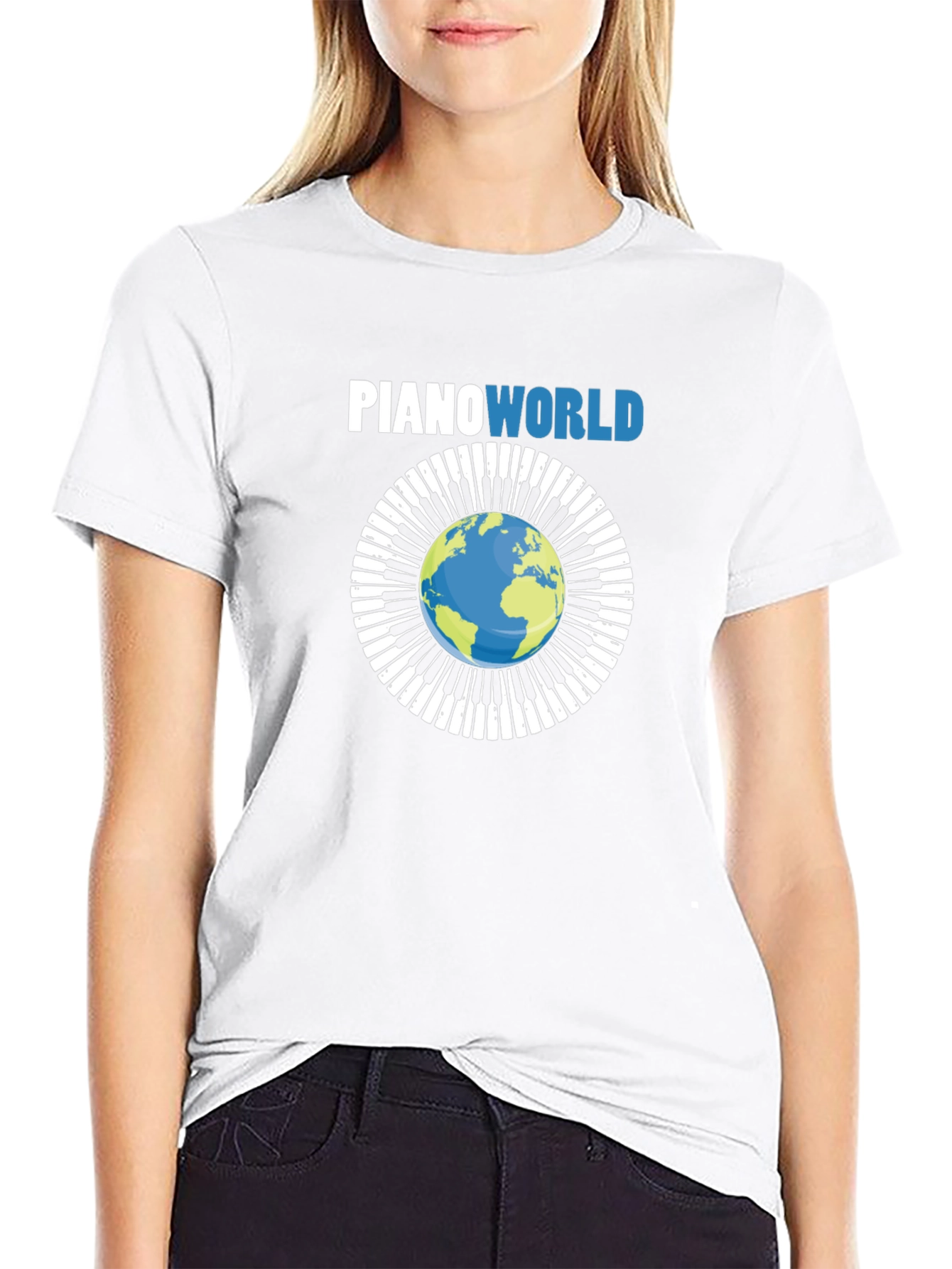 Piano World T-Shirt - Music Lover Tee