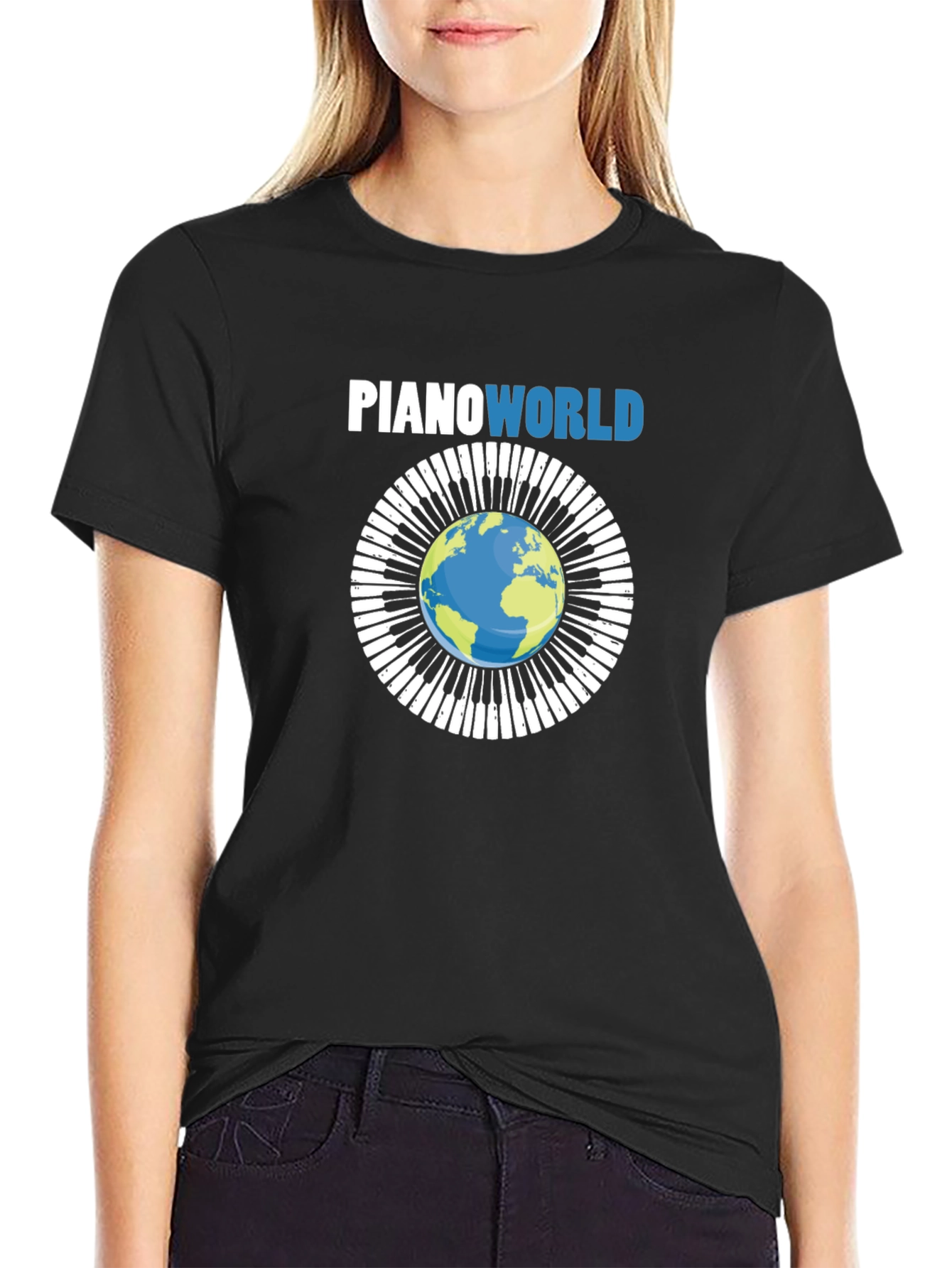 Piano World T-Shirt - Music Lover Tee
