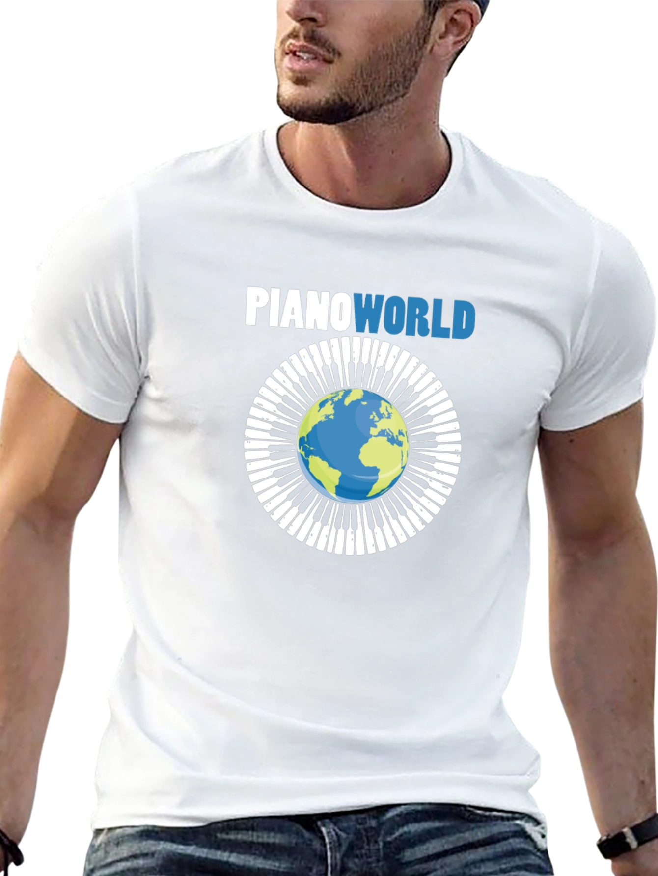 Piano World T-Shirt - Music Lover Tee