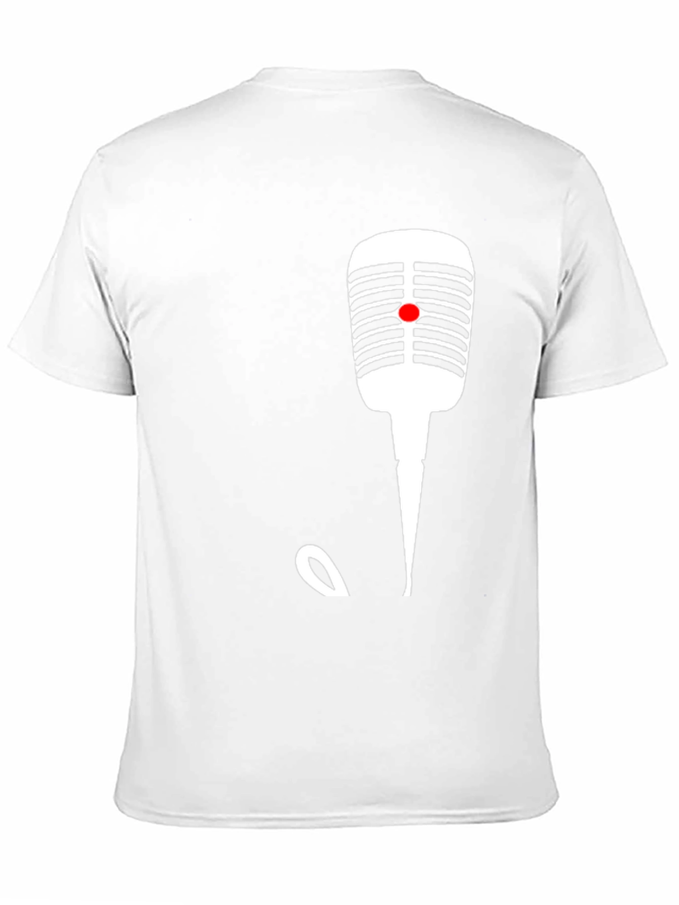 Retro Microphone Graphic T-Shirt - Classic Vocal Tee