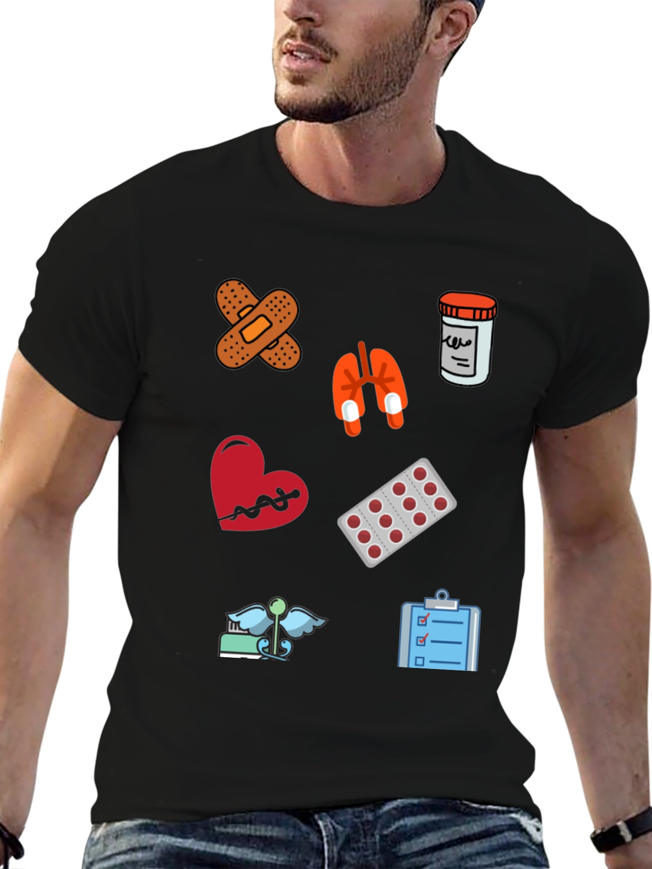 Medical Icon T-Shirt - Doctor Nurse Gift