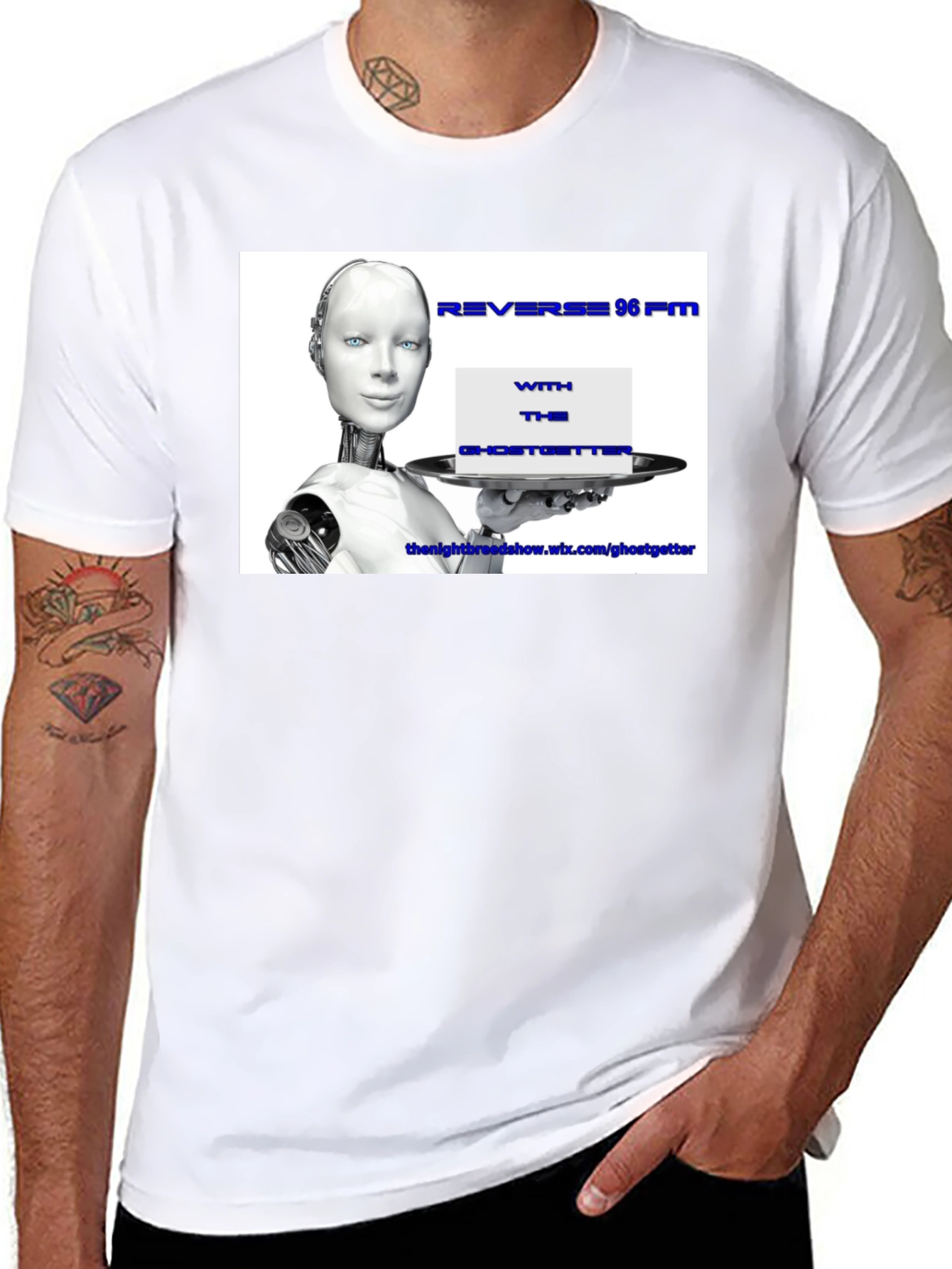 Reverse 96 PM T-Shirt With The Ghostgetter