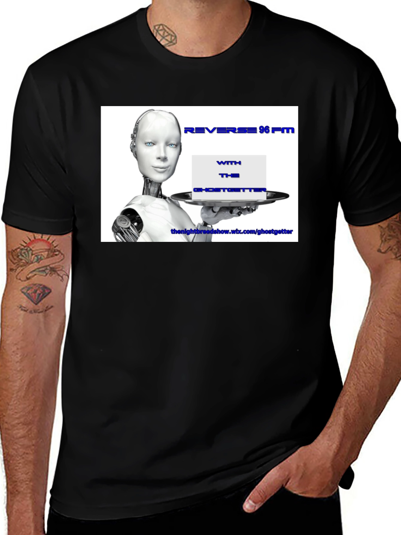 Reverse 96 PM T-Shirt With The Ghostgetter