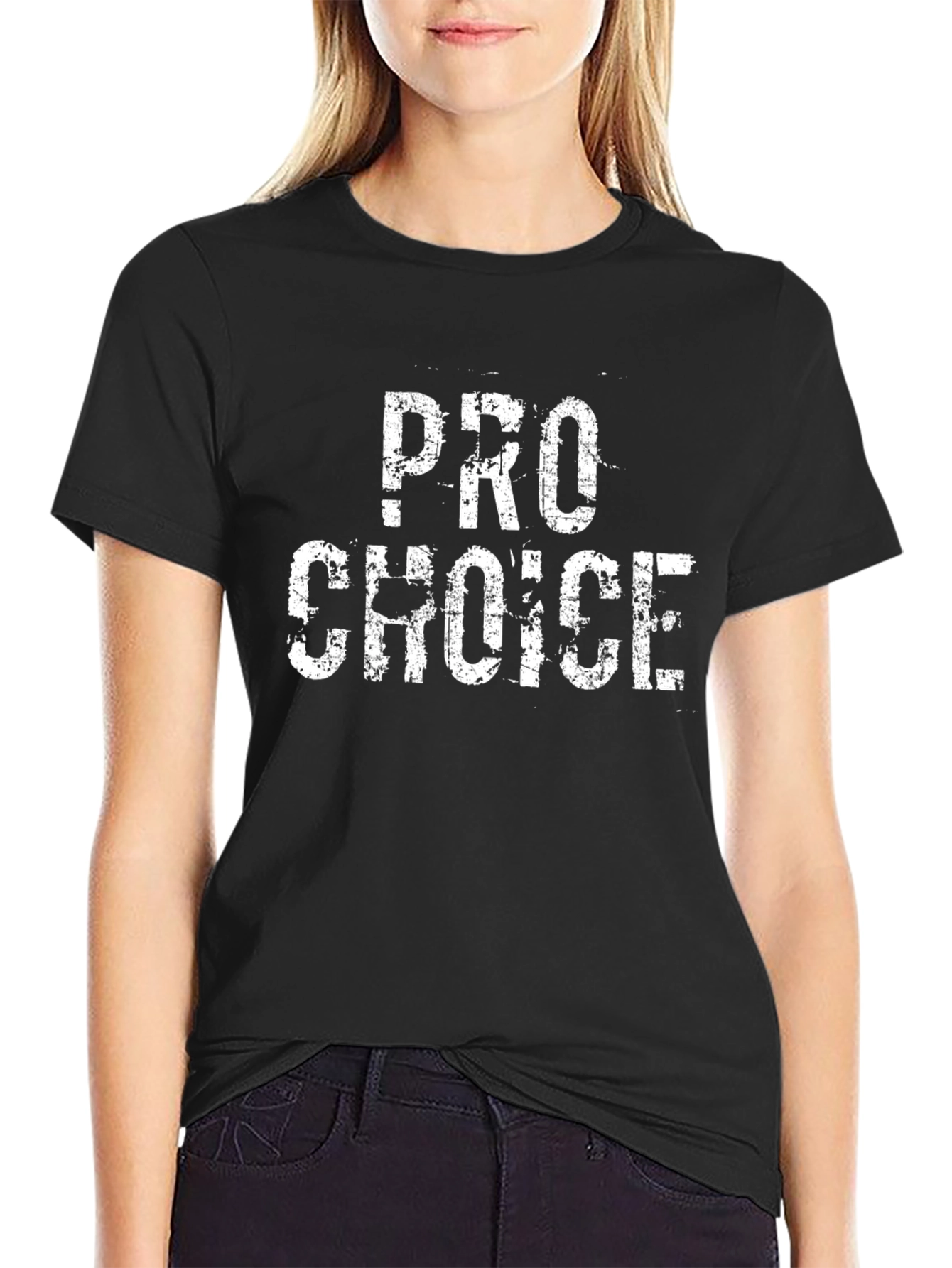 Pro-Choice T-Shirt - Black Cotton Tee