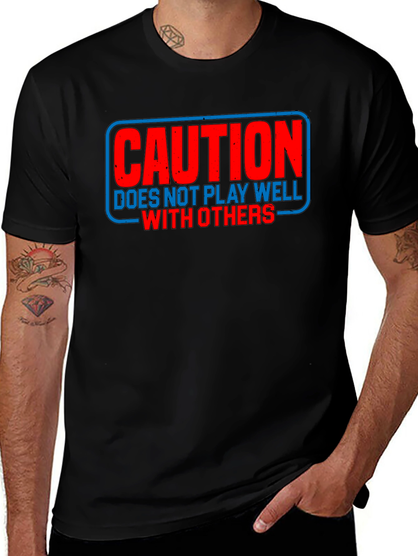 Caution: Does Not Play Well With Others T-Shirt