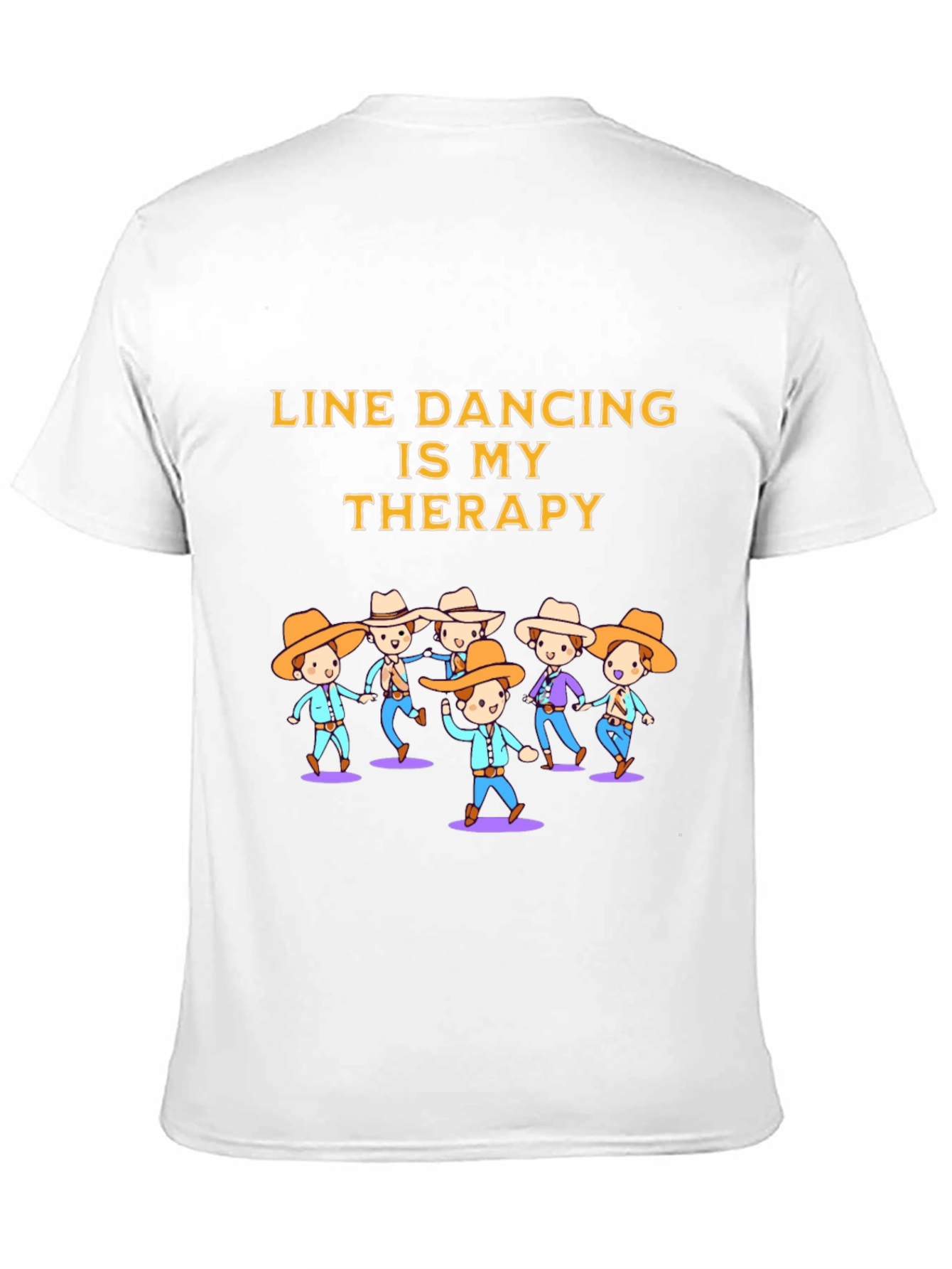 Line Dancing Therapy Graphic T-Shirt