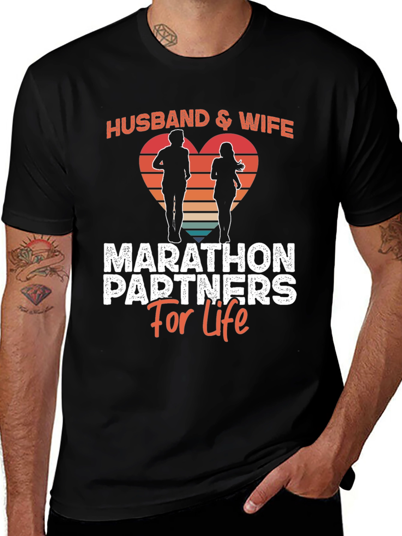 Husband & Wife Marathon Partners T-Shirt