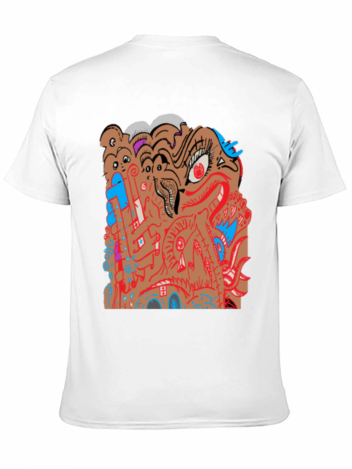 Abstract Graphic Print Tee